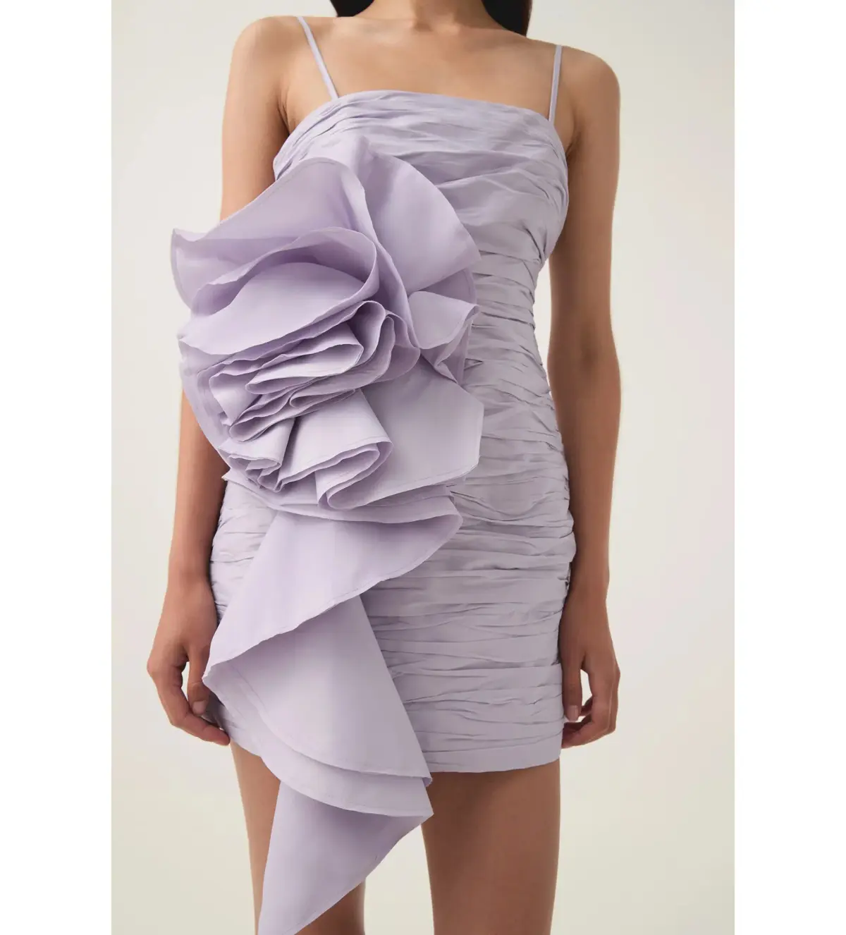 Aje Potion Spiral Mini Dress in Lilac Size 12/L - Image 4