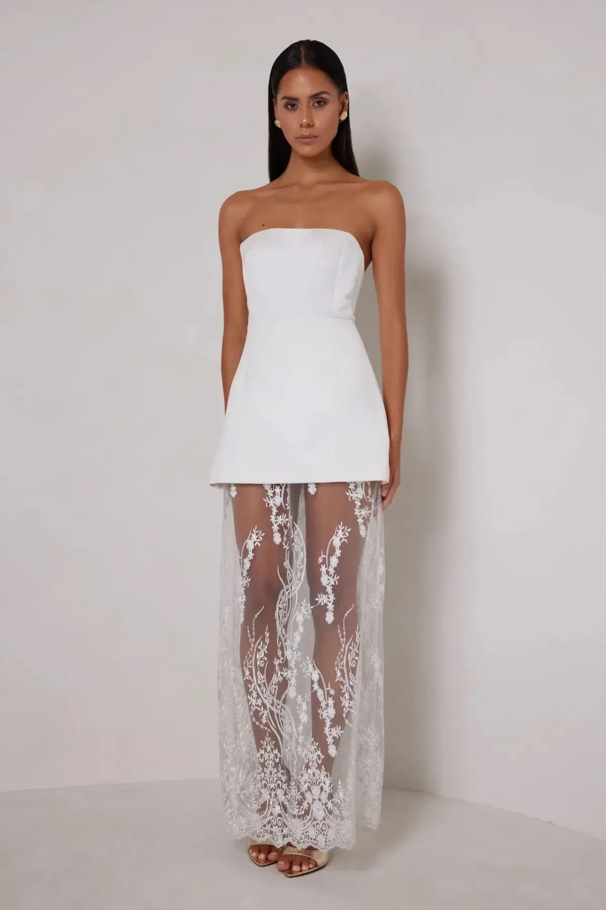 ELLE ZEITOUNE JANICE MINI / WHITE / SIZE 10 - Image 1