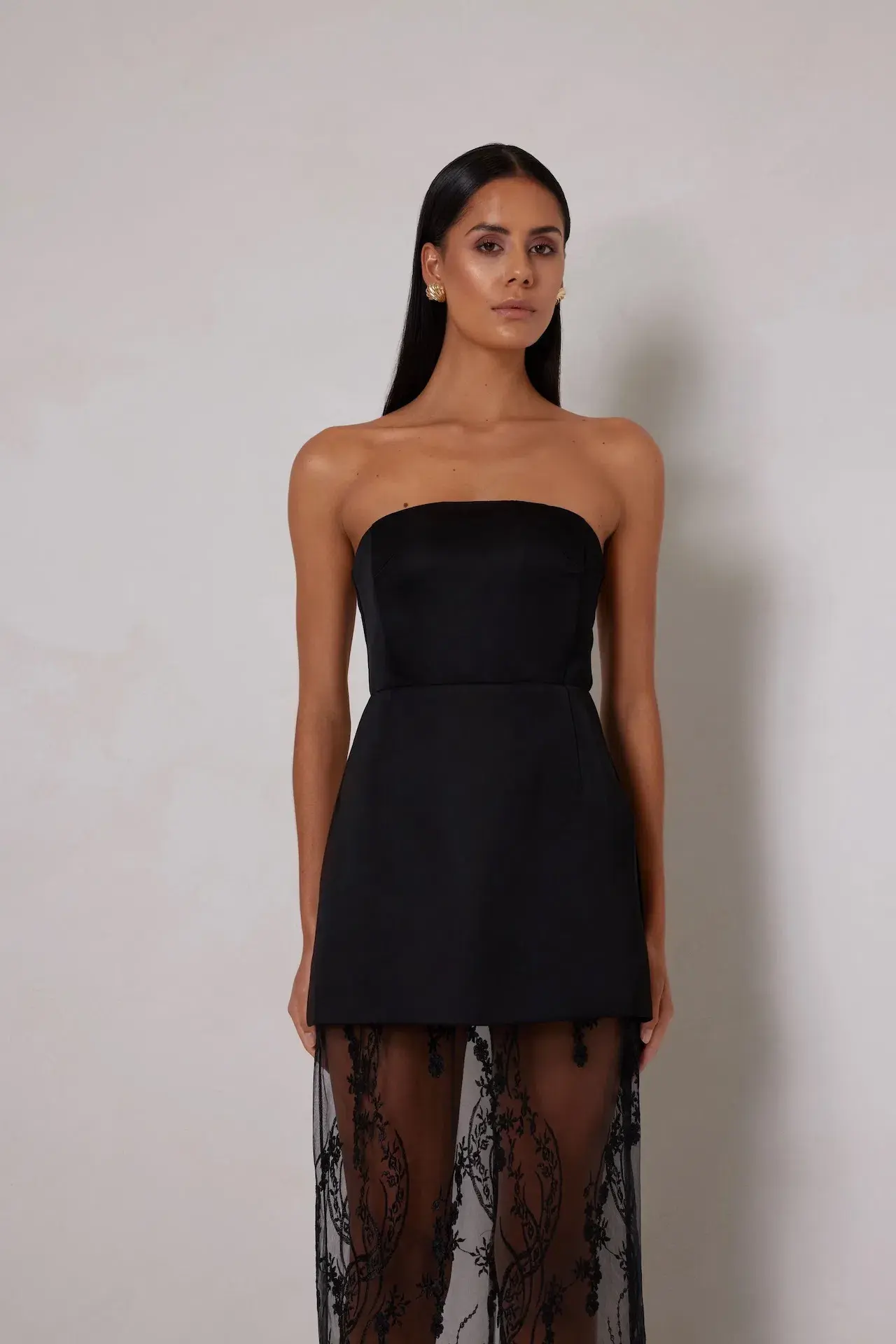 Elle Zeitoune Janice Mini Dress in  Black Size AU  8 - Image 3