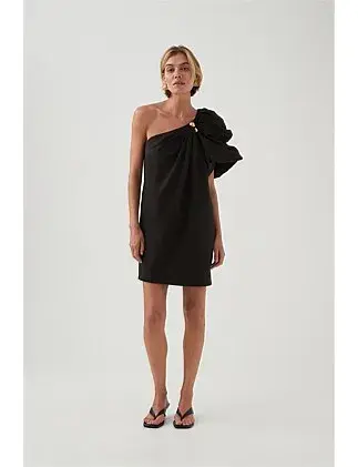 Aje Cira Mini Dress Black Size 8