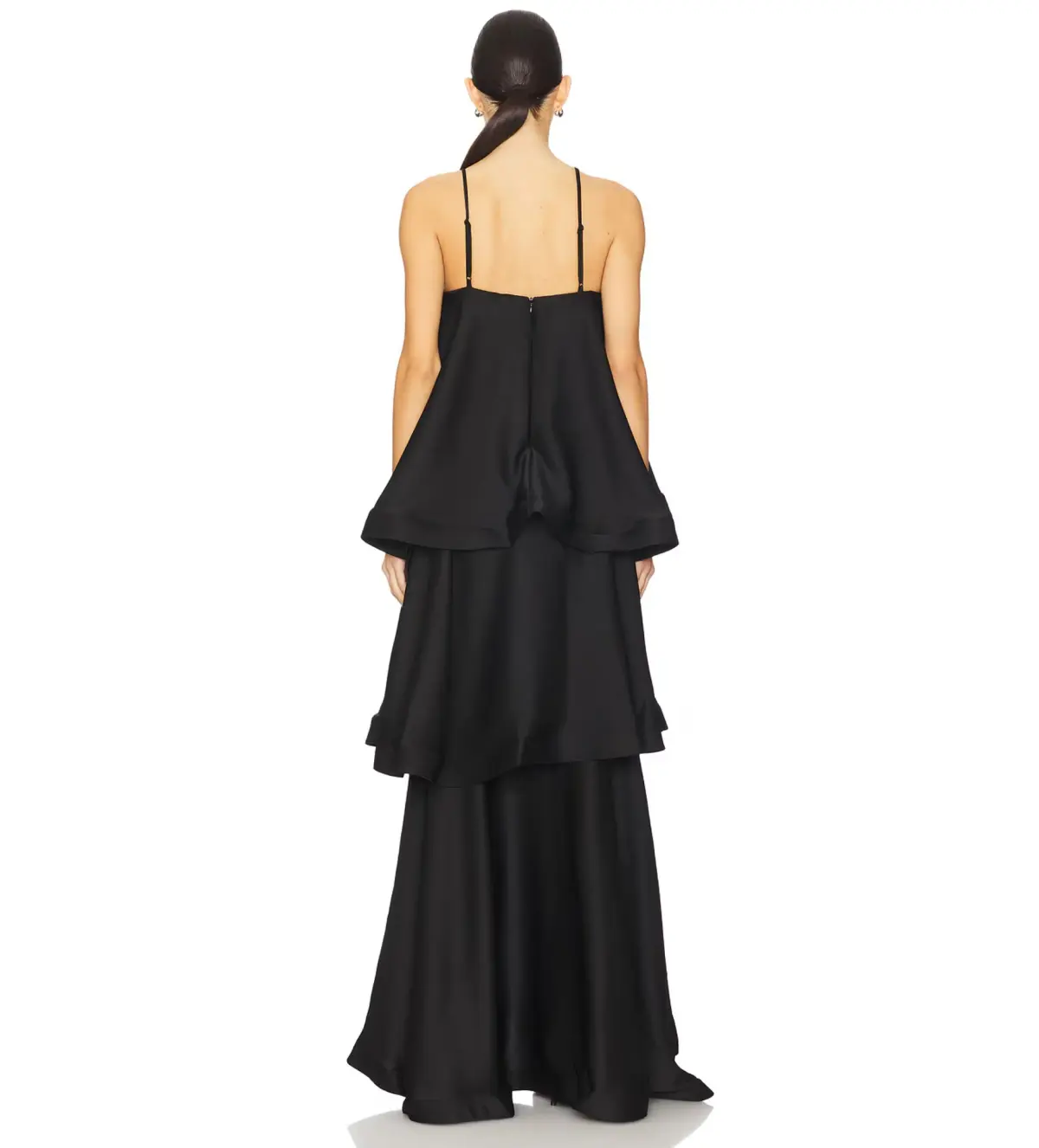 Elliatt Tilly Tiered Maxi Dress in Black Size XS / AU 6 - Image 3