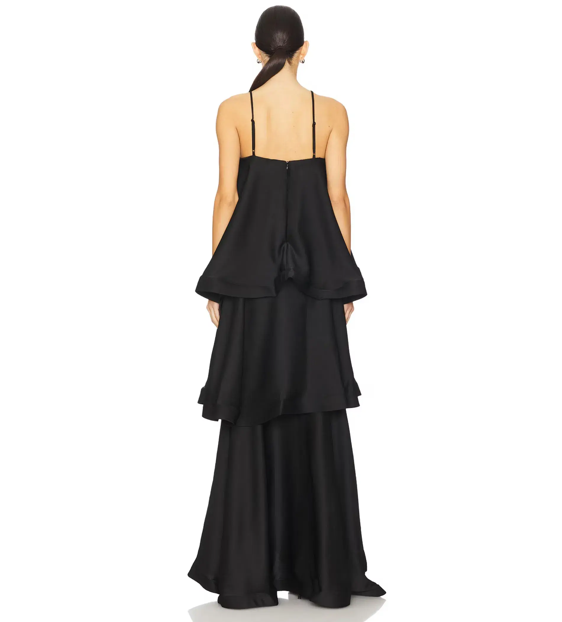 Elliatt Tilly Tiered Maxi Dress in Black Size XS / AU 6 - Image 3