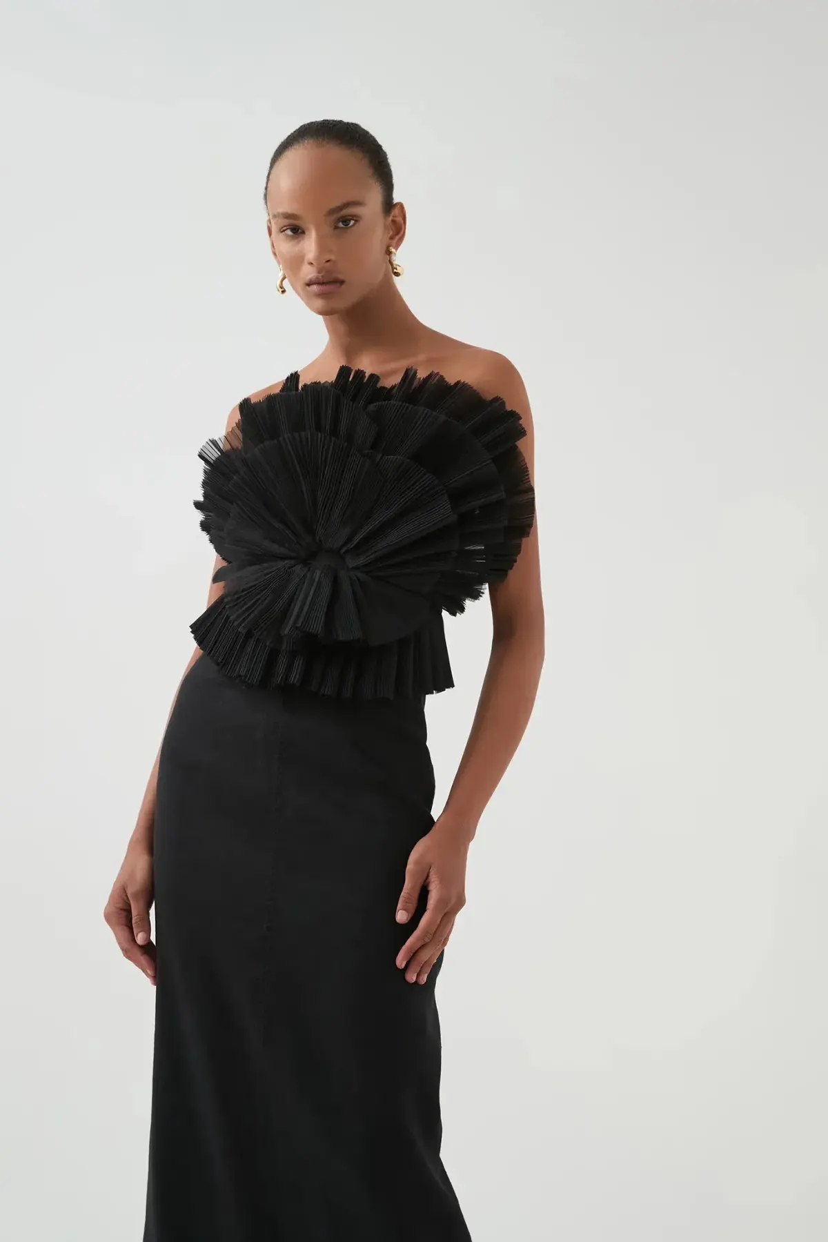 Aje Kira Midi Dress Black Size AU 8 - Image 4