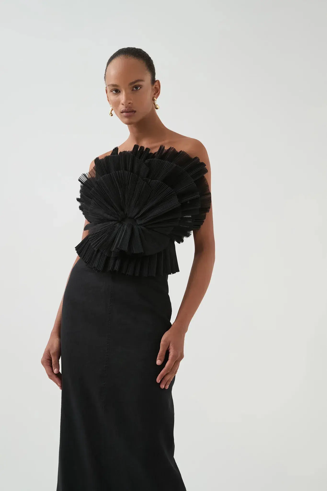 Aje Kira Midi Dress Black Size AU 8 - Image 4