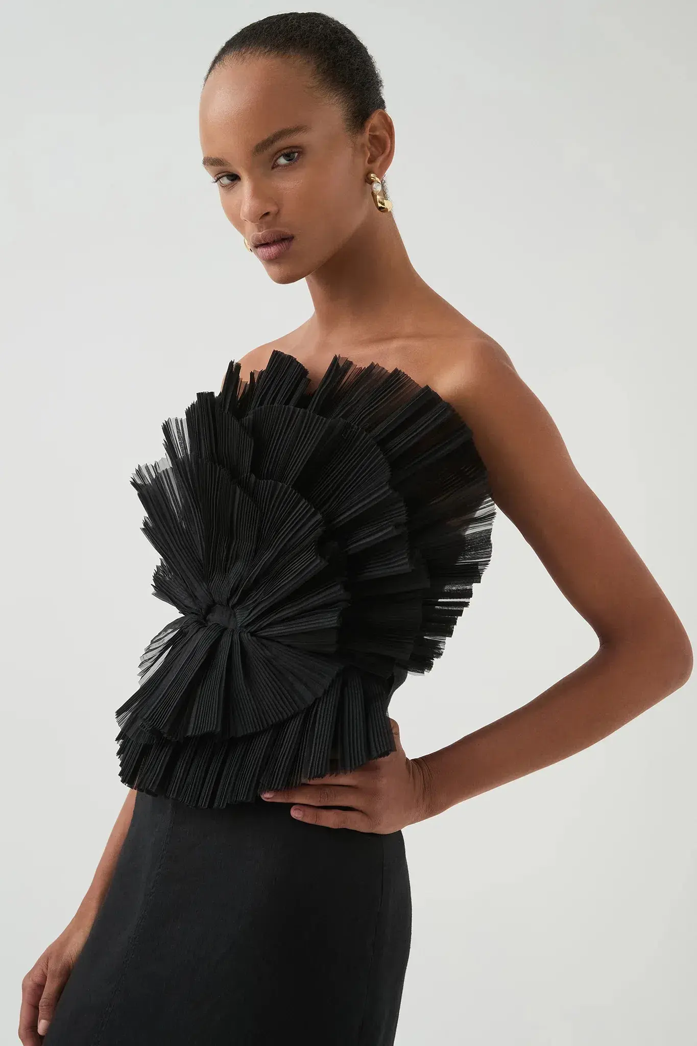 Aje Kira Midi Dress Black Size AU 8 - Image 2
