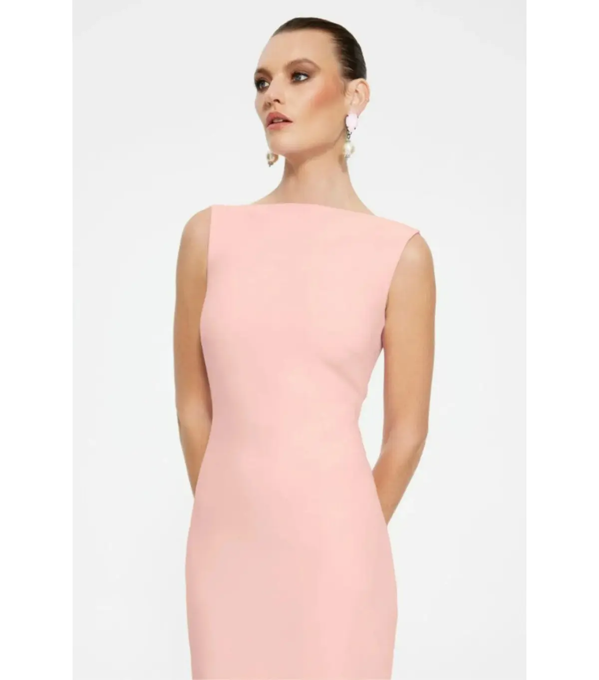 Effie Kats Verona Maxi Gown in Blush Size XS / AU 6 - Image 2