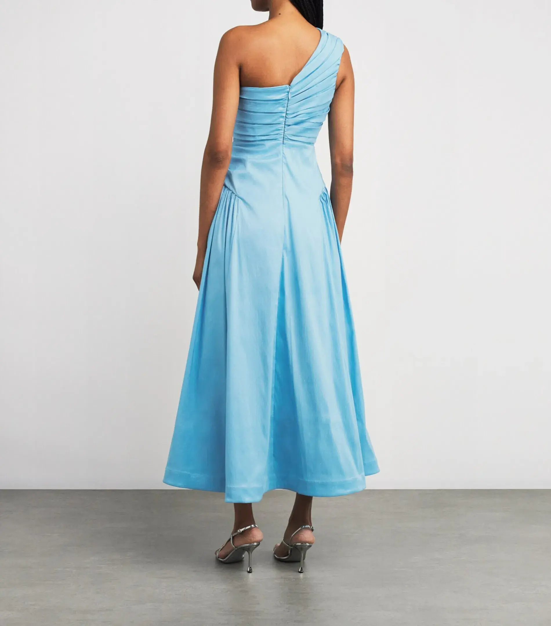 Rachel Gilbert Banksia Midi Dress Blue Size AU 10 - Image 2