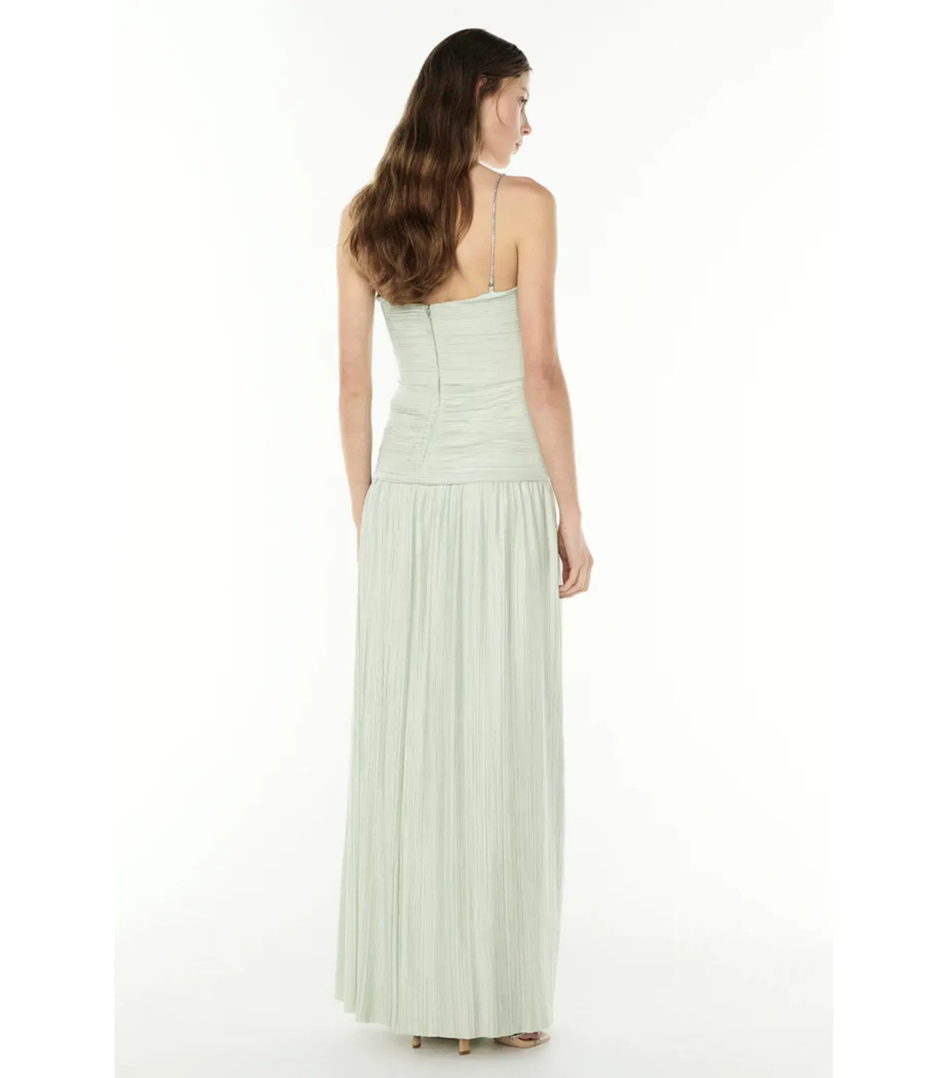 Manning Cartell Royal Debut Maxi Dress Sage Size AU 12 - Image 5