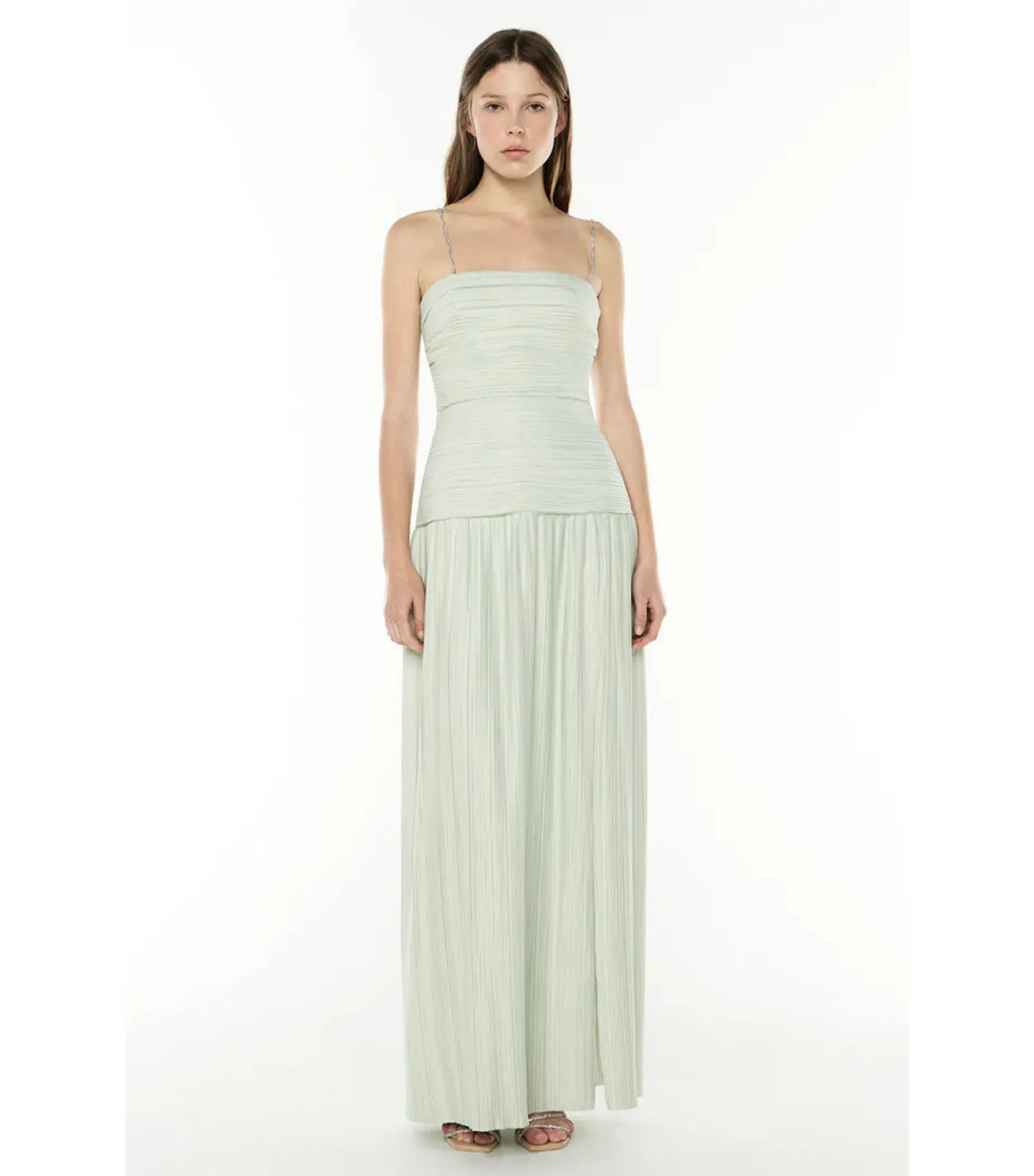 Manning Cartell Royal Debut Maxi Dress Sage Size AU 12 - Image 1