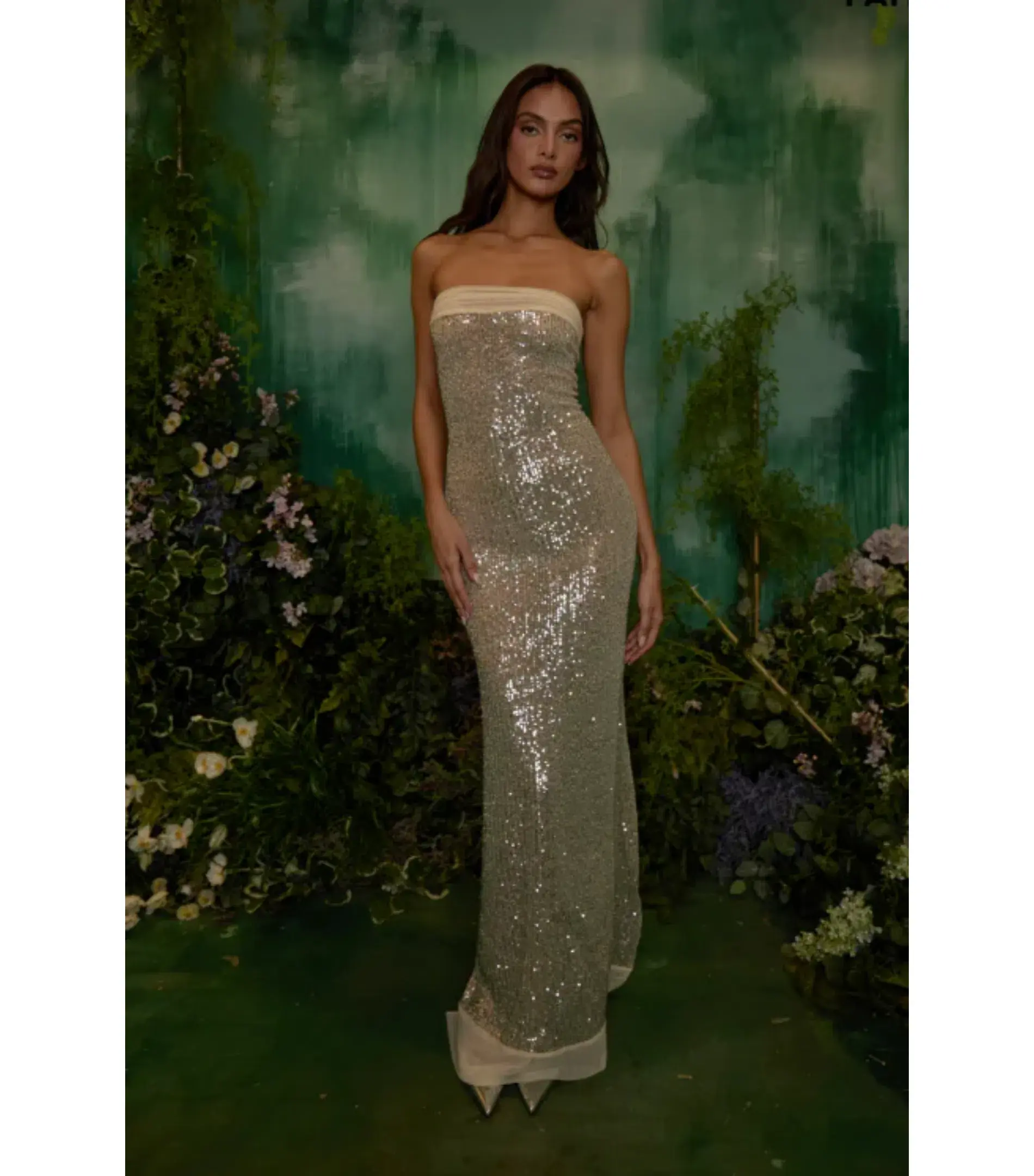 Fait Par Foutch Elizabeth Maxi Dress in Diamond Size AU 6 - Image 2