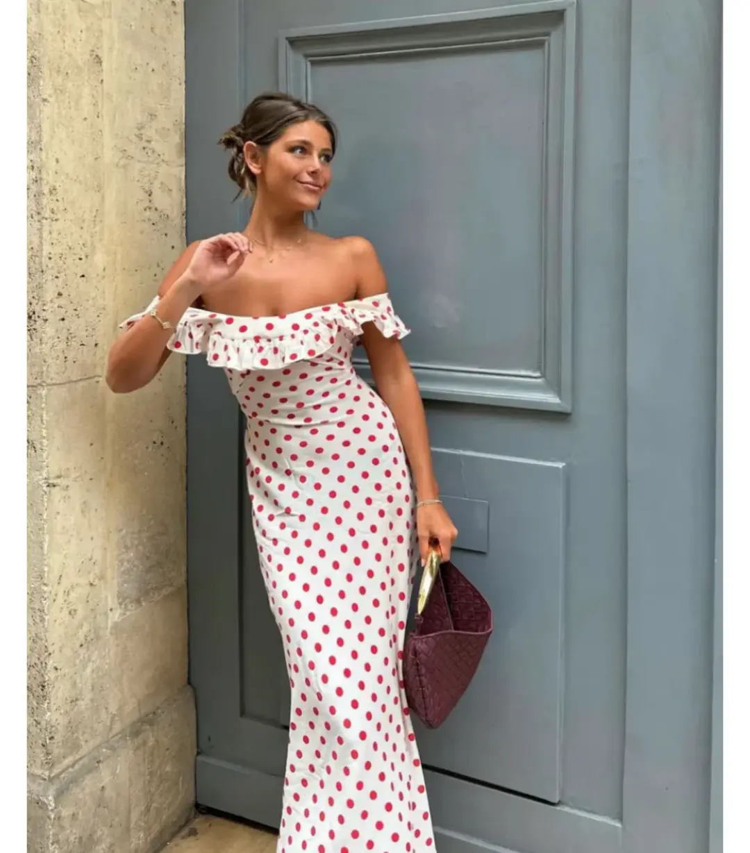 Realisation Par Claudia Maxi Dress Super Dot Size AU 6 for rent on The Volte - main image
