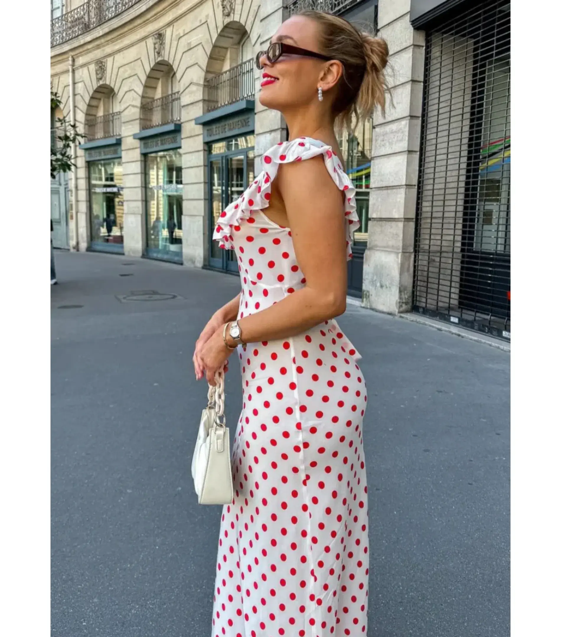 Realisation Par Claudia Maxi Dress Super Dot Size AU 6 - Image 9
