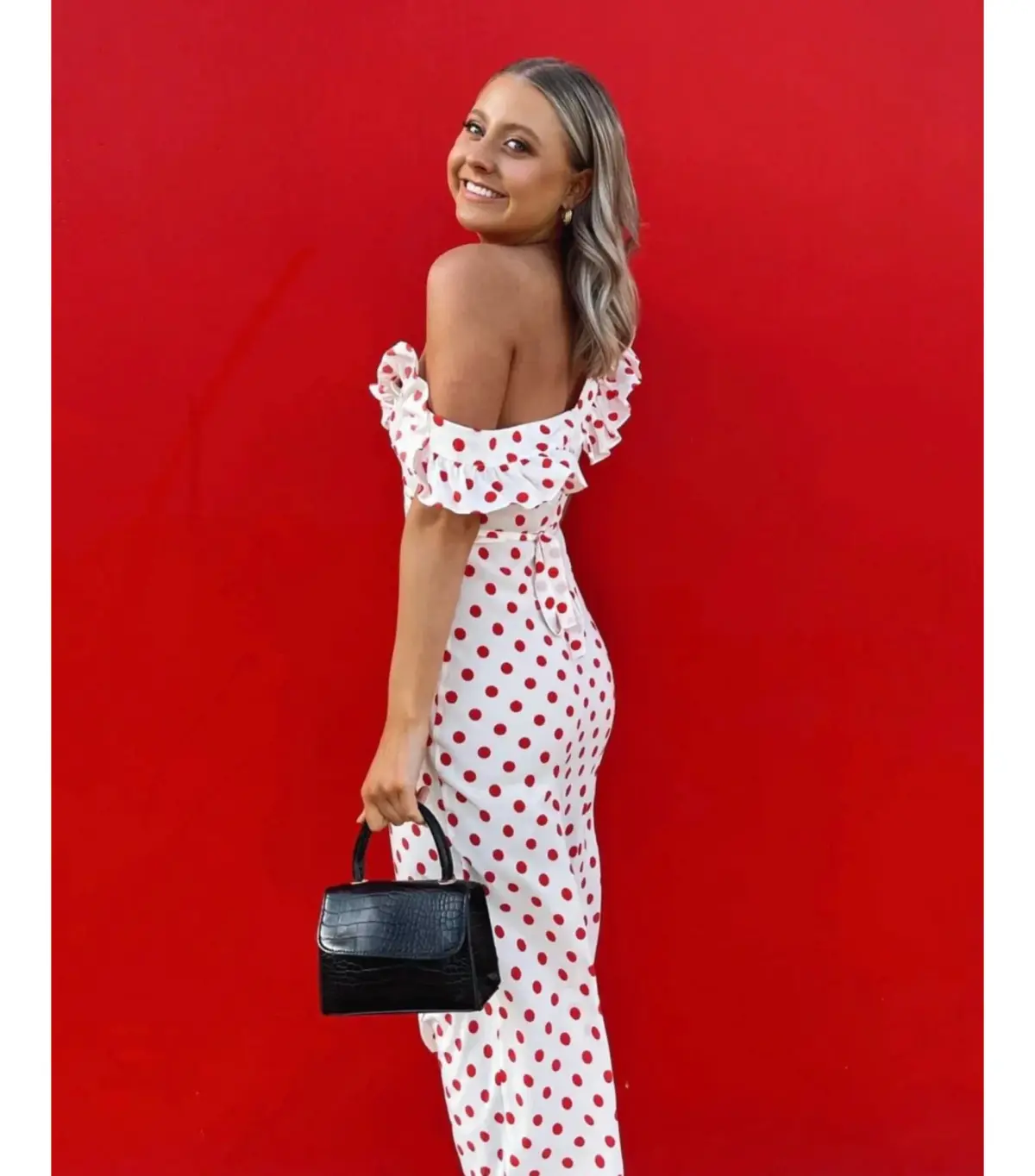 Realisation Par Claudia Maxi Dress Super Dot Size AU 6 - Image 4