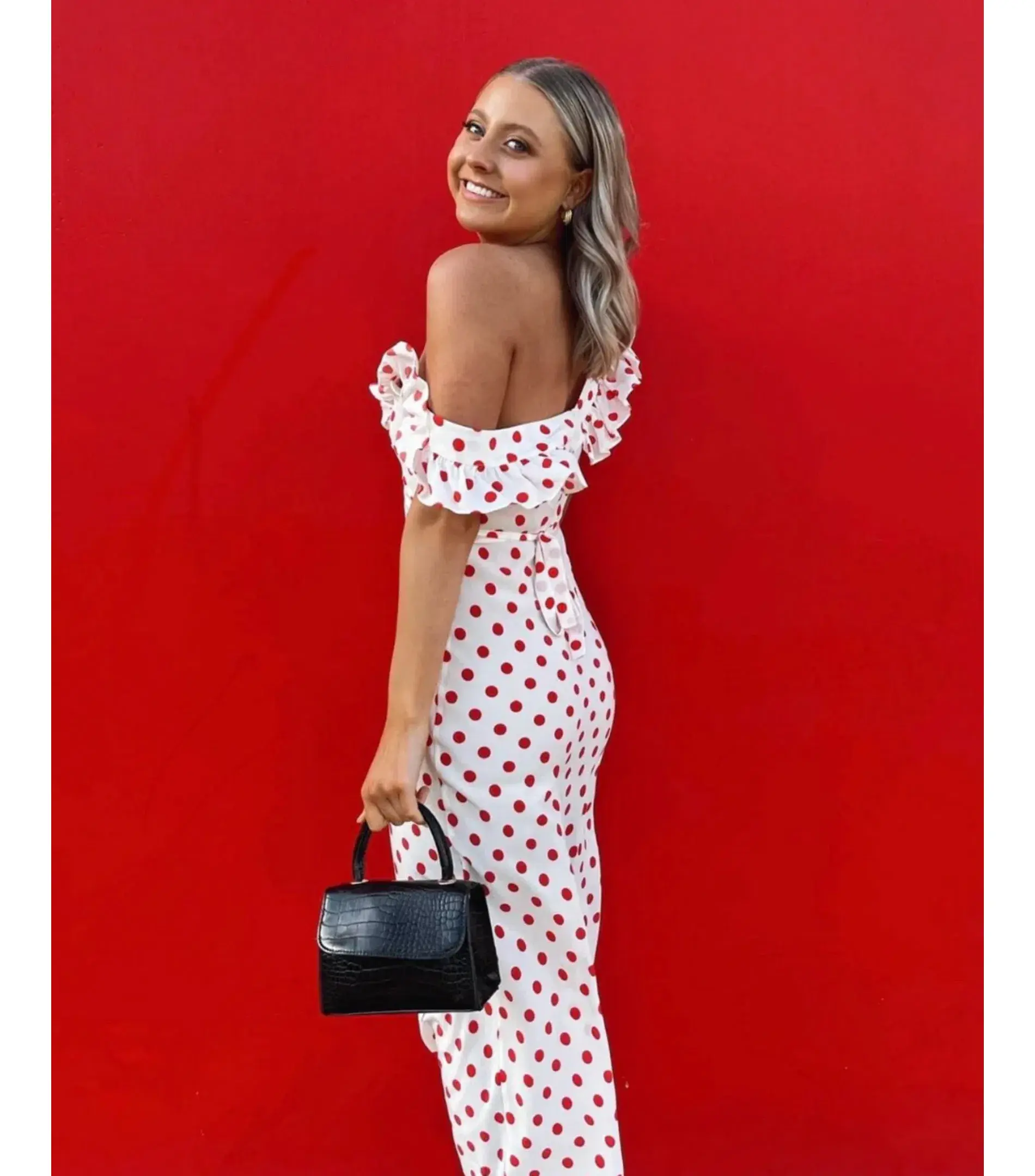 Realisation Par Claudia Maxi Dress Super Dot Size AU 6 - Image 4