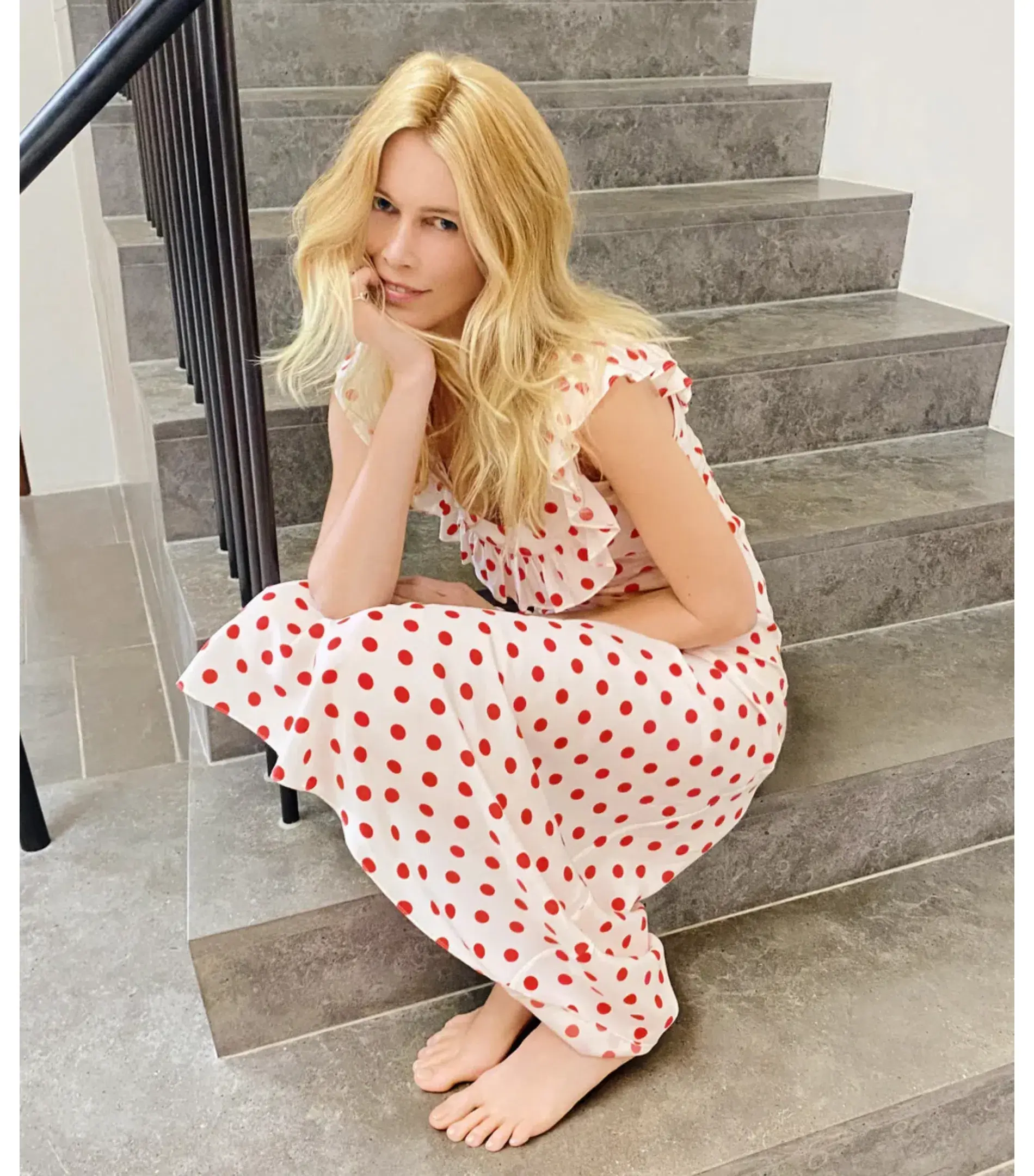 Realisation Par Claudia Maxi Dress Super Dot Size AU 6 - Image 2