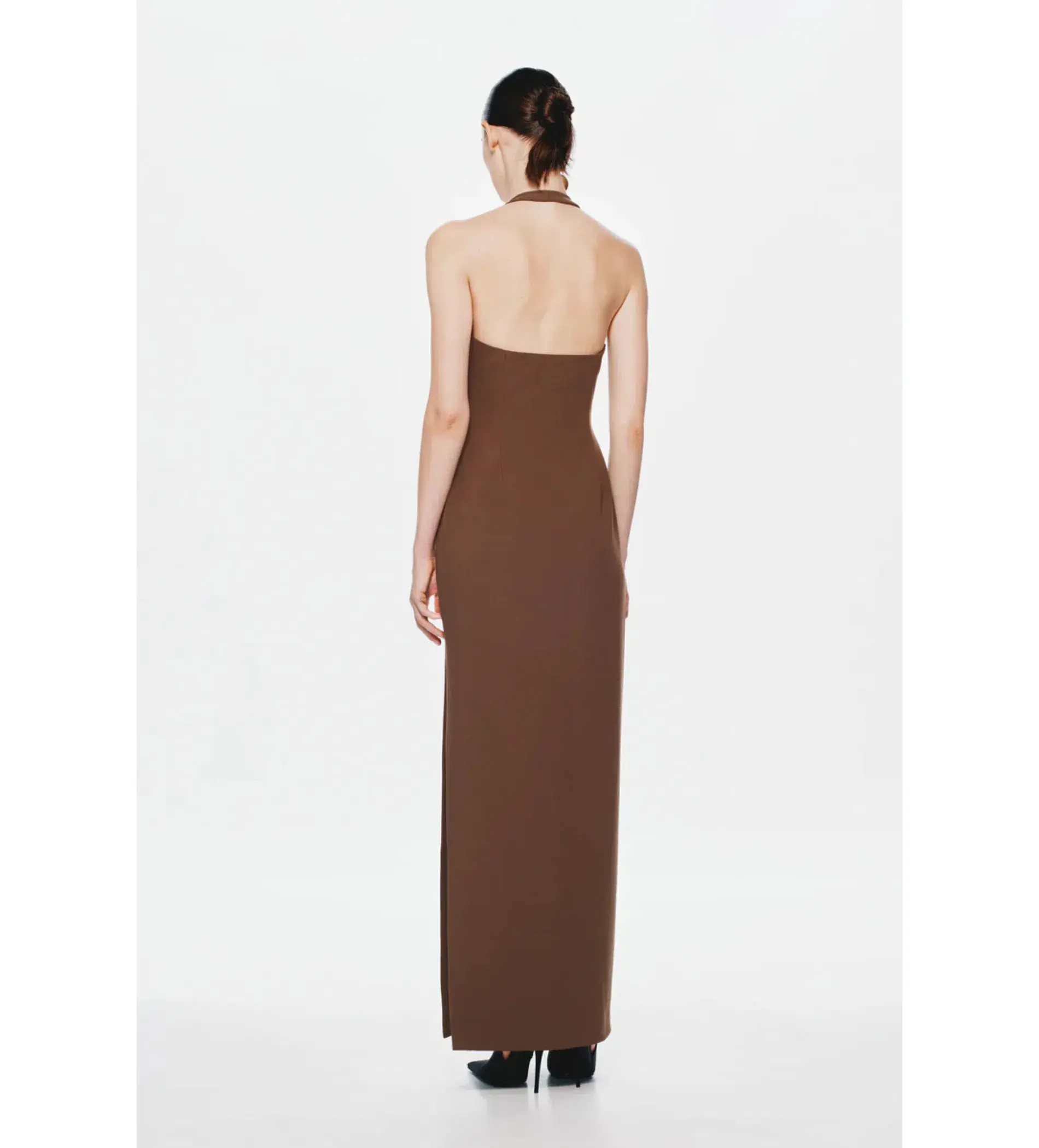 MISHA Alusia Maxi Dress Brown Size 8/S - Image 5