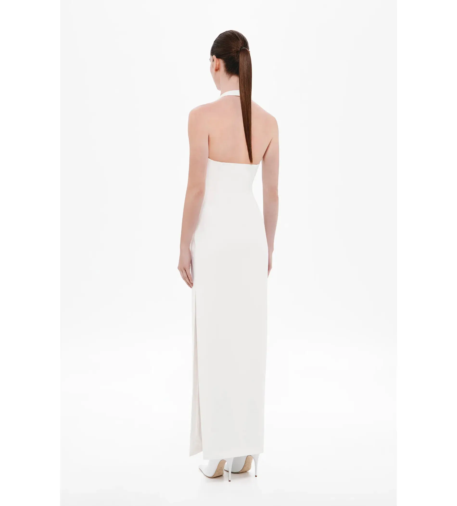 MISHA Alusia Maxi Dress Ivory Size 8/S - Image 3