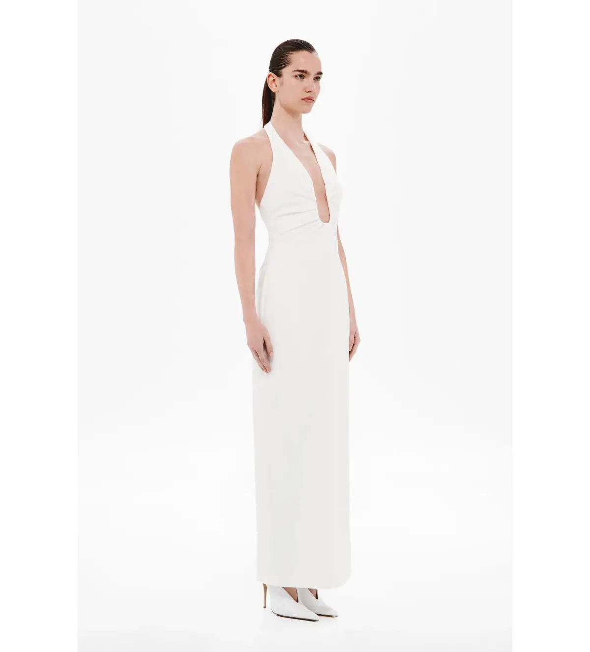 MISHA Alusia Maxi Dress Ivory Size 8/S - Image 2