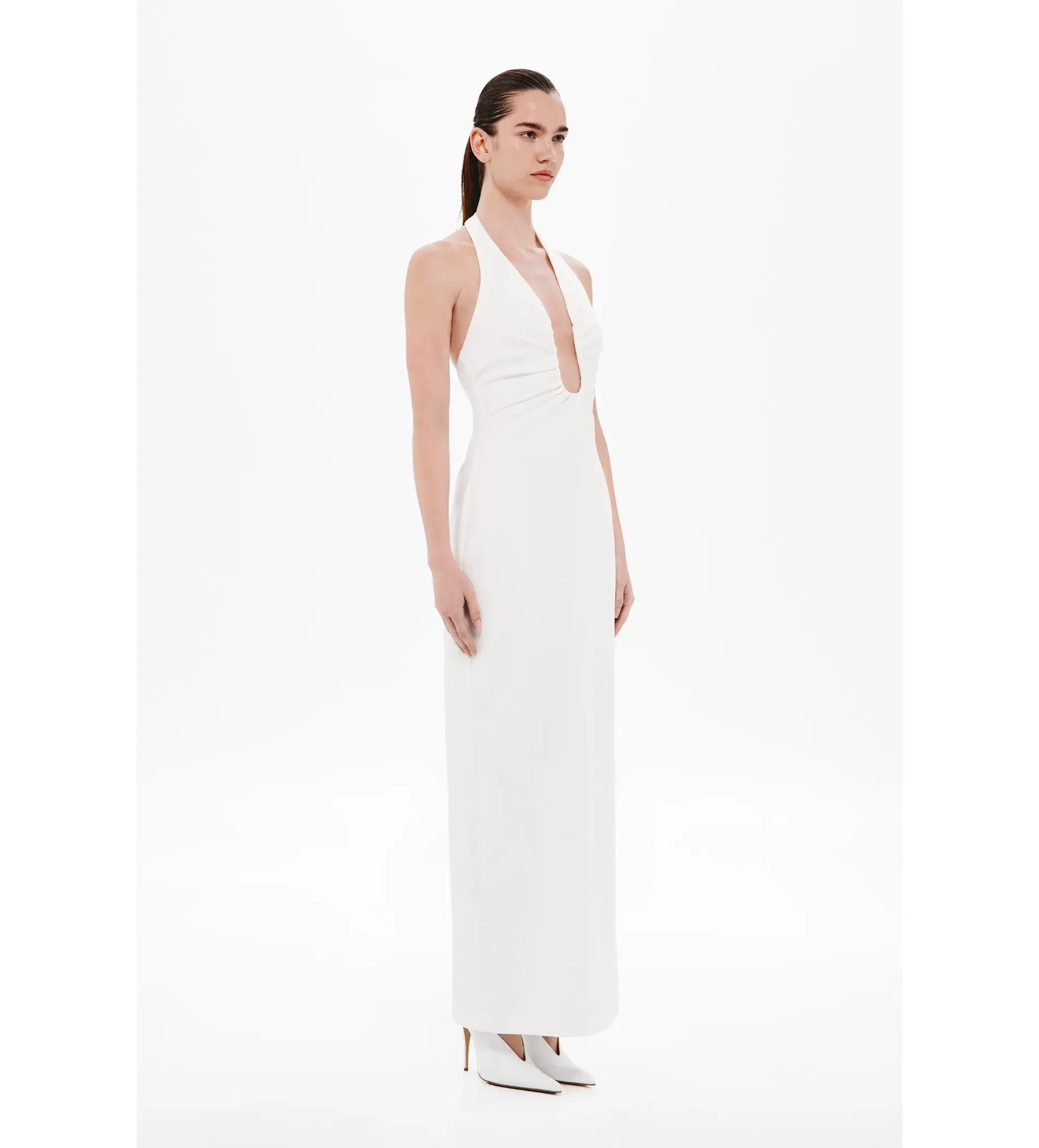 MISHA Alusia Maxi Dress Ivory Size 8/S - Image 2