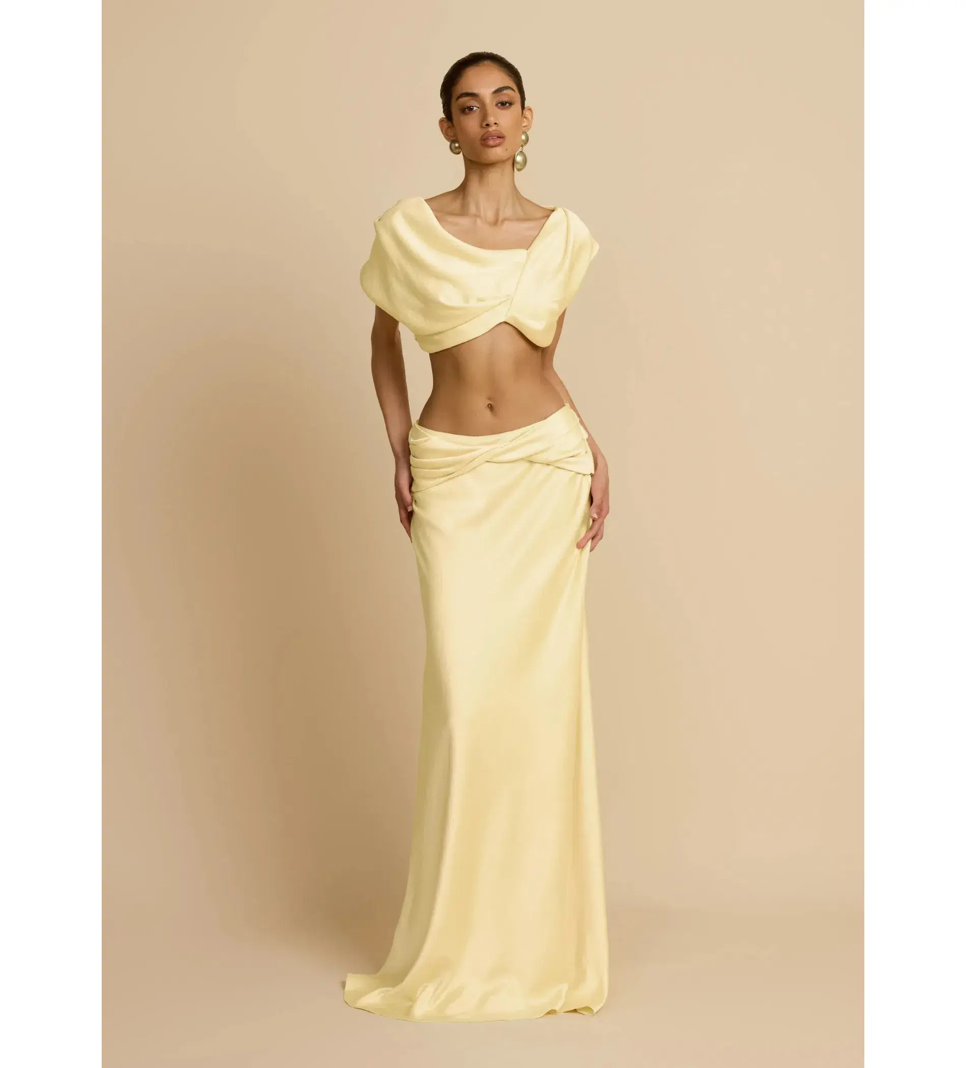Arcina Ori Andi Top & Skirt Butter Size M/AU 10 - Image 2