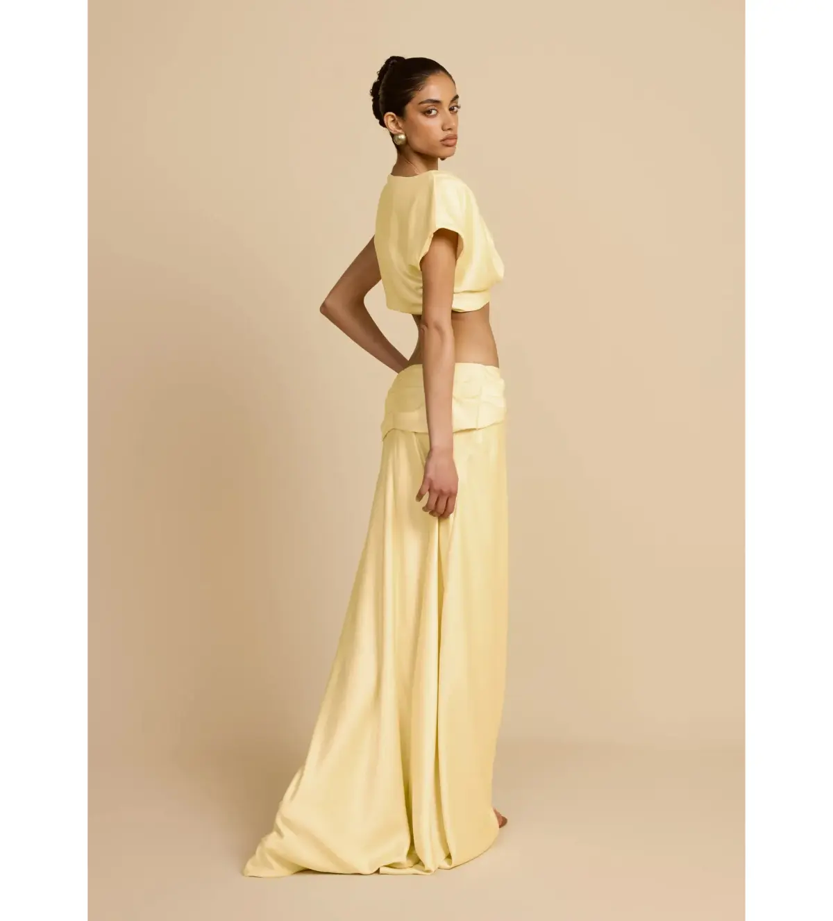 Arcina Ori Andi Top & Skirt Butter Size M/AU 10 - Image 3