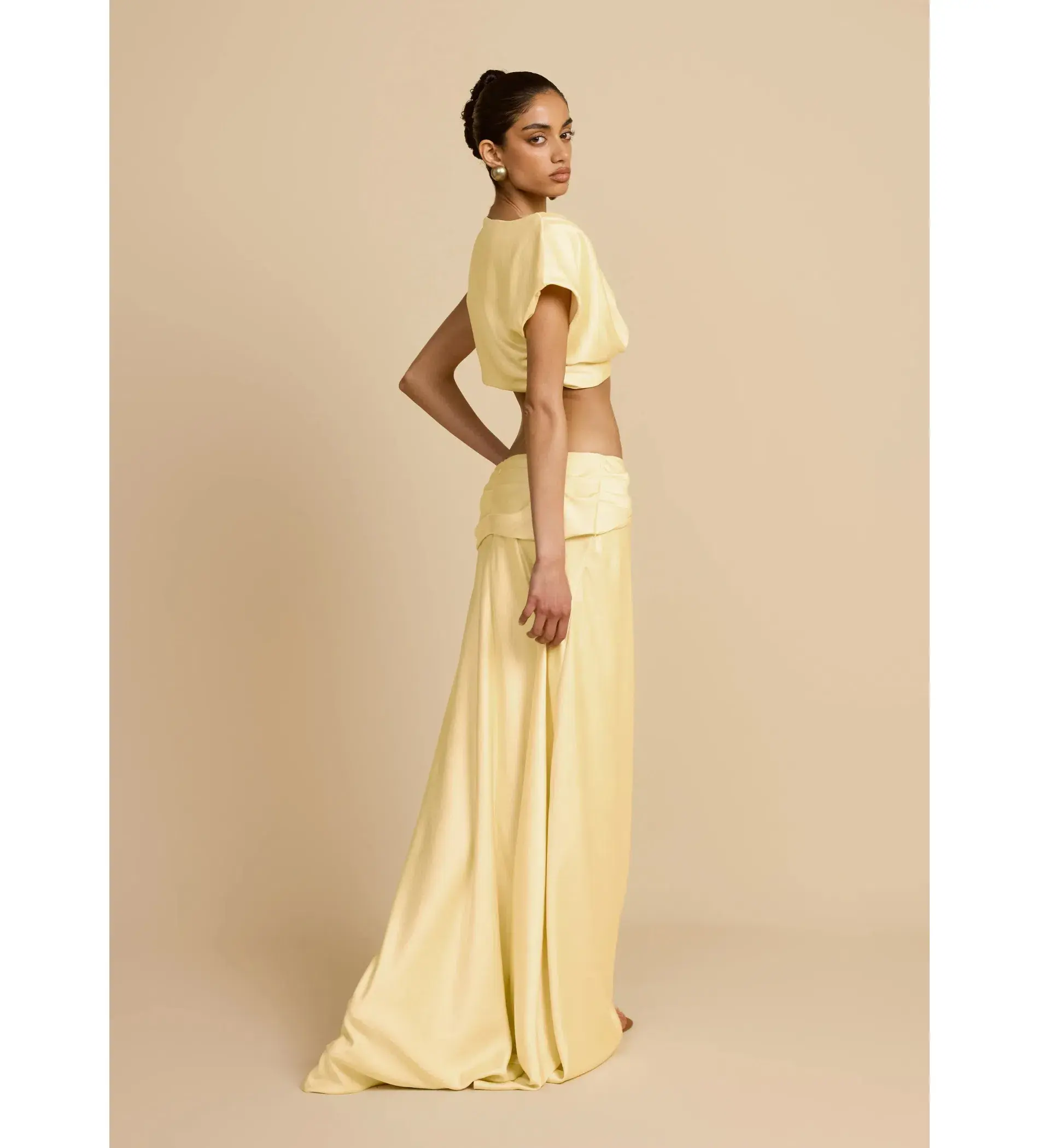 Arcina Ori Andi Top & Skirt Butter Size M/AU 10 - Image 3