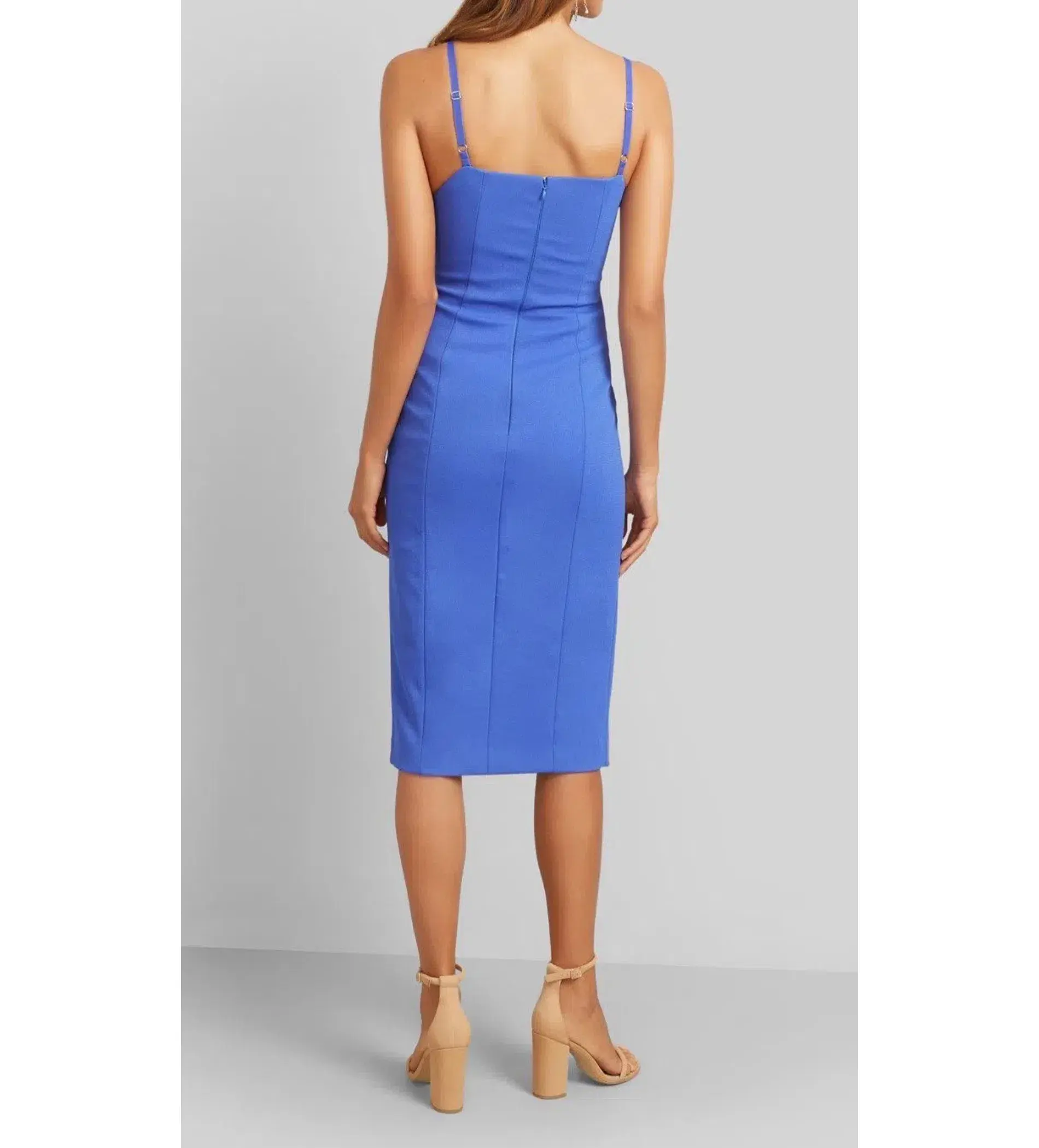 Kookai Oleema Midi Dress Blue Size 40 AU 12  - Image 2