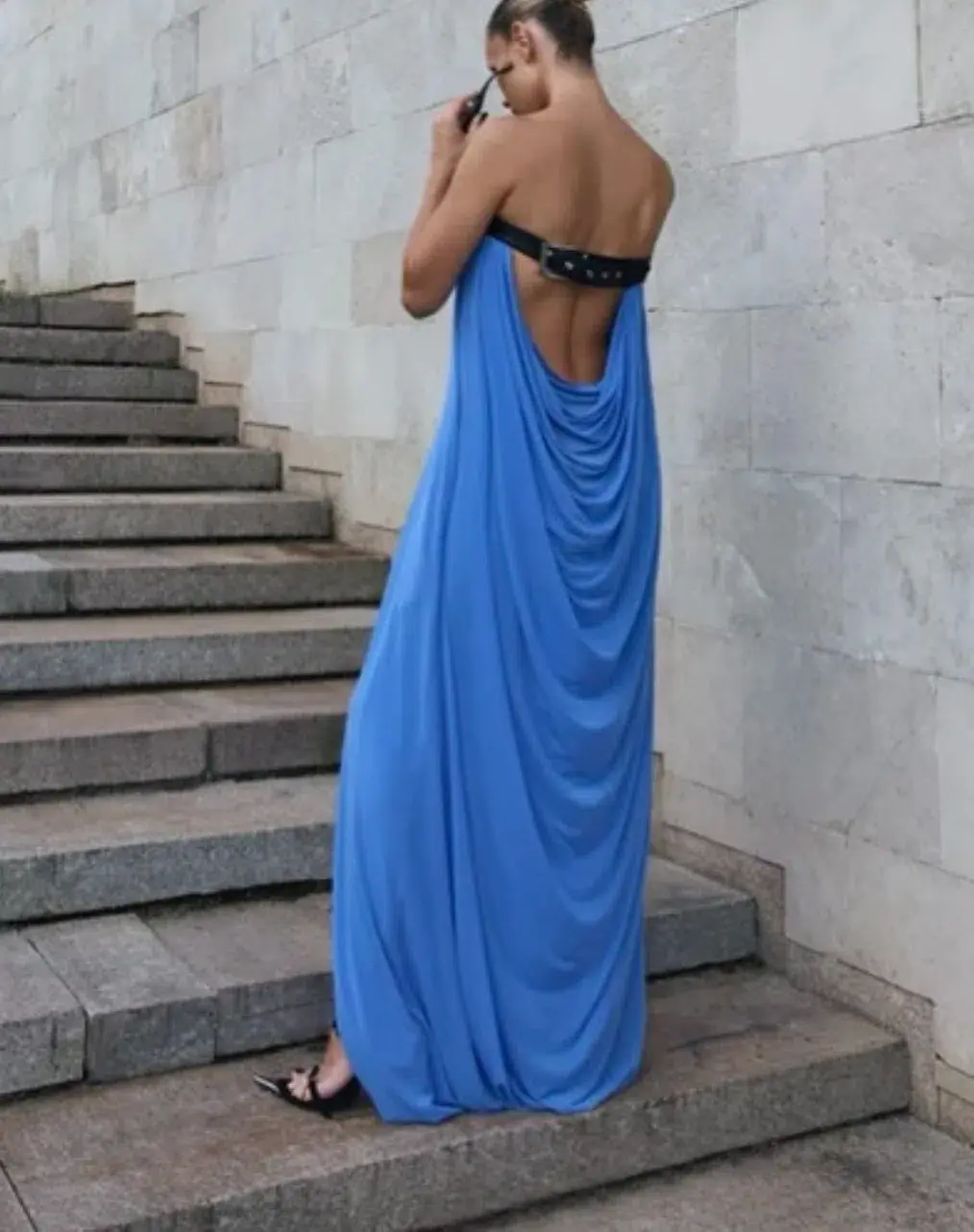 Rat & Boa Antonie Maxi Dress Blue Size AU 8 - Image 3