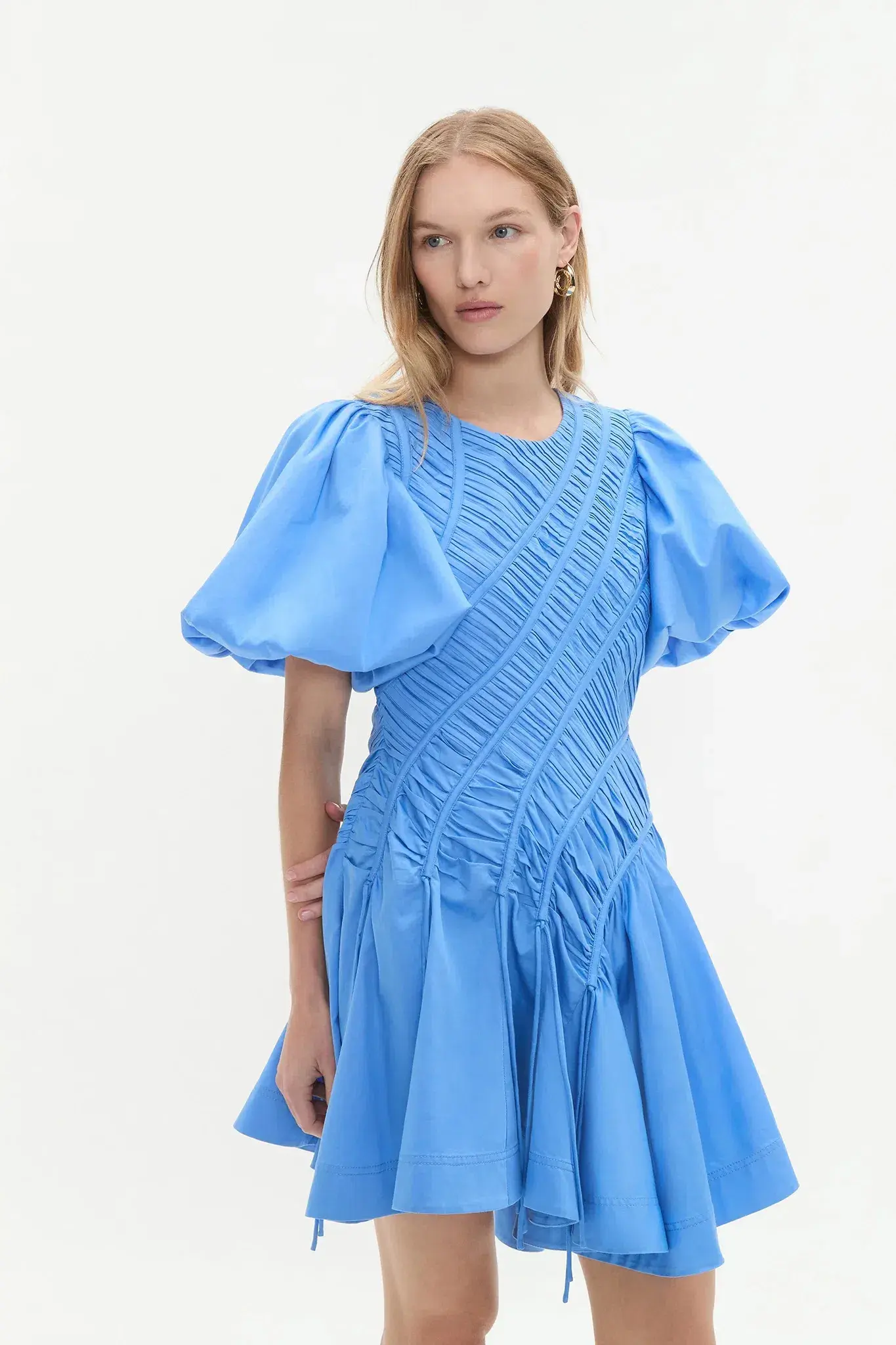 Aje Wisteria Mini Dress Blue Size 10 - Image 2