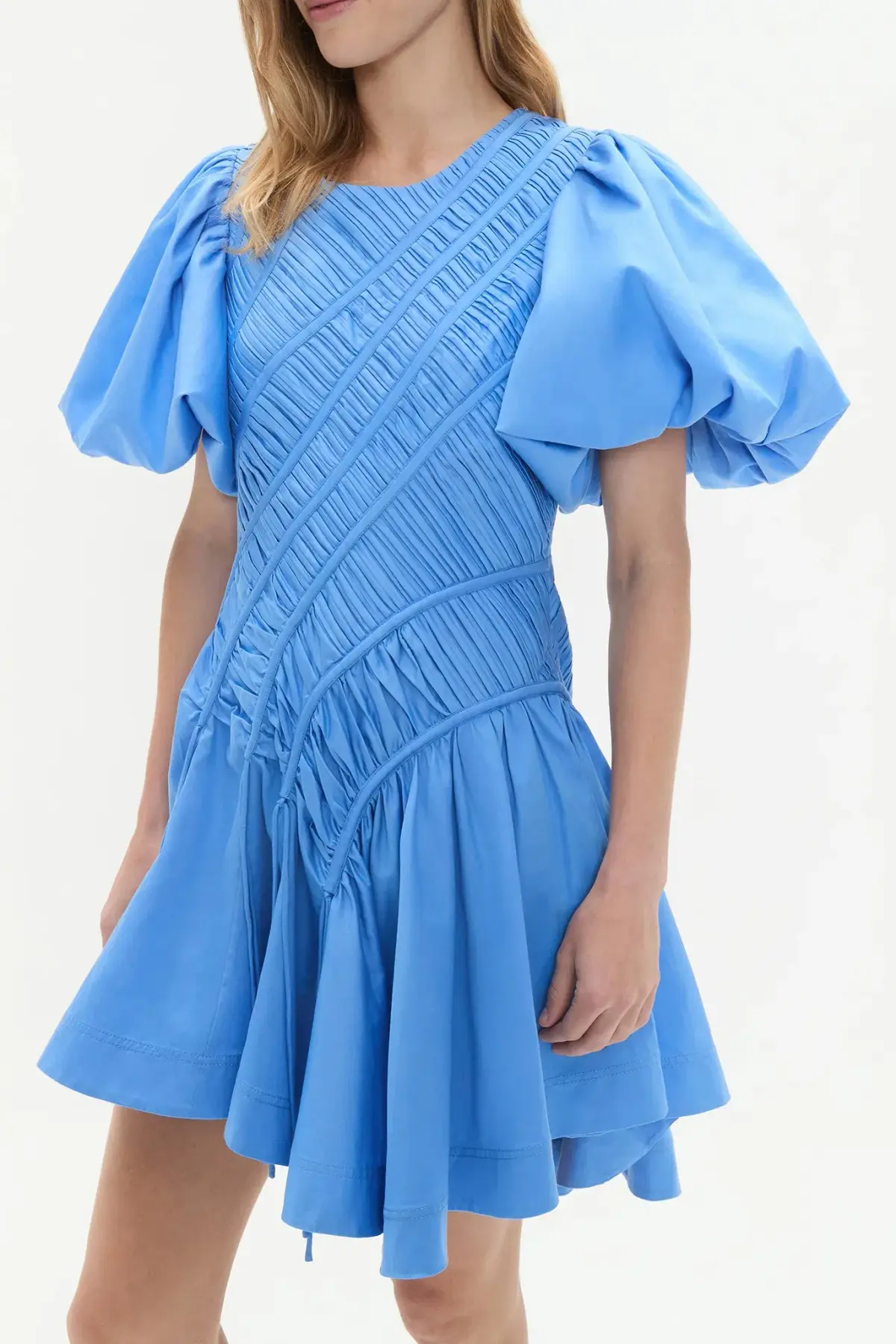 Aje Wisteria Mini Dress Blue Size 10 - Image 4