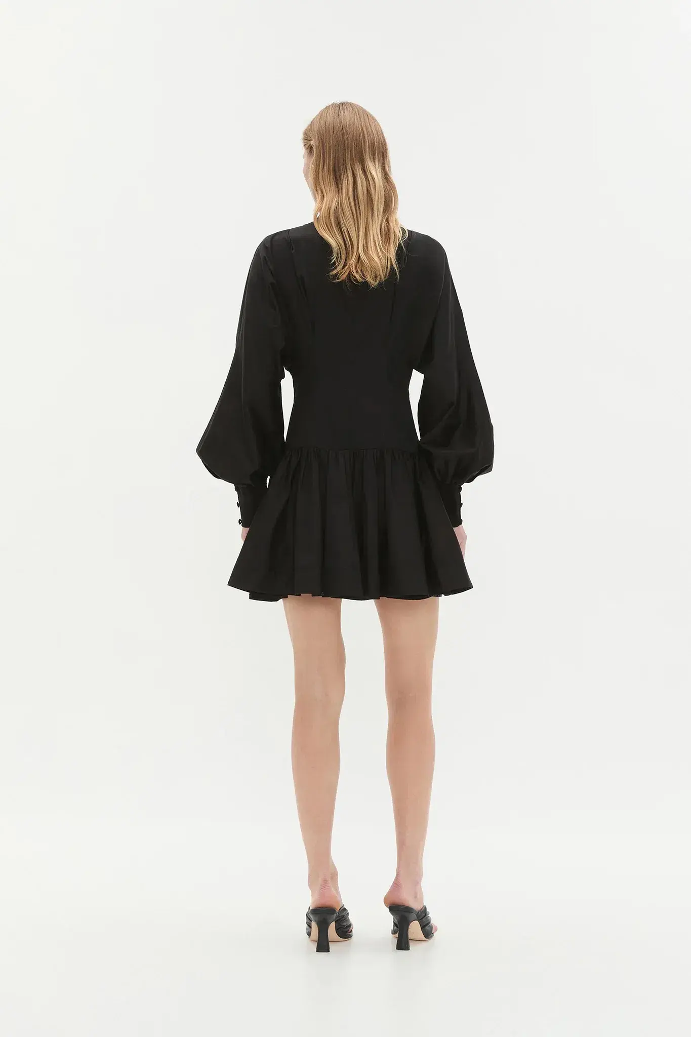 Aje Alexa Long Sleeve Mini Dress in  Black Size AU  10 - Image 5