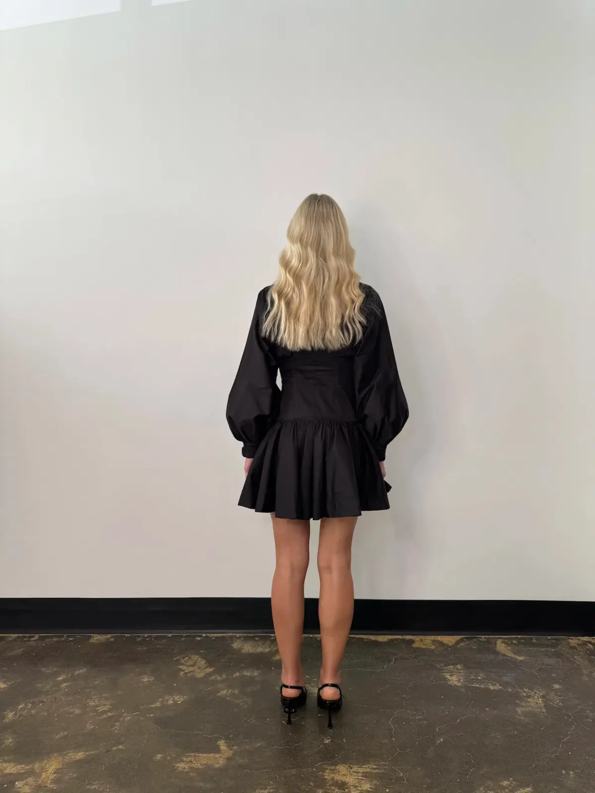 Aje Alexa Long Sleeve Mini Dress in  Black Size AU  10 - Image 3