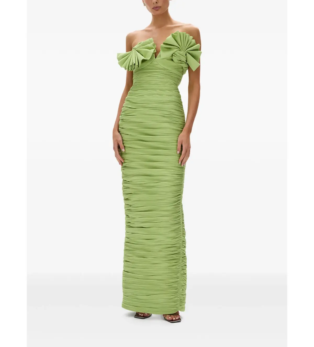 Rachel Gilbert Jensen Gown in Green Size XS / AU 6 - Image 1
