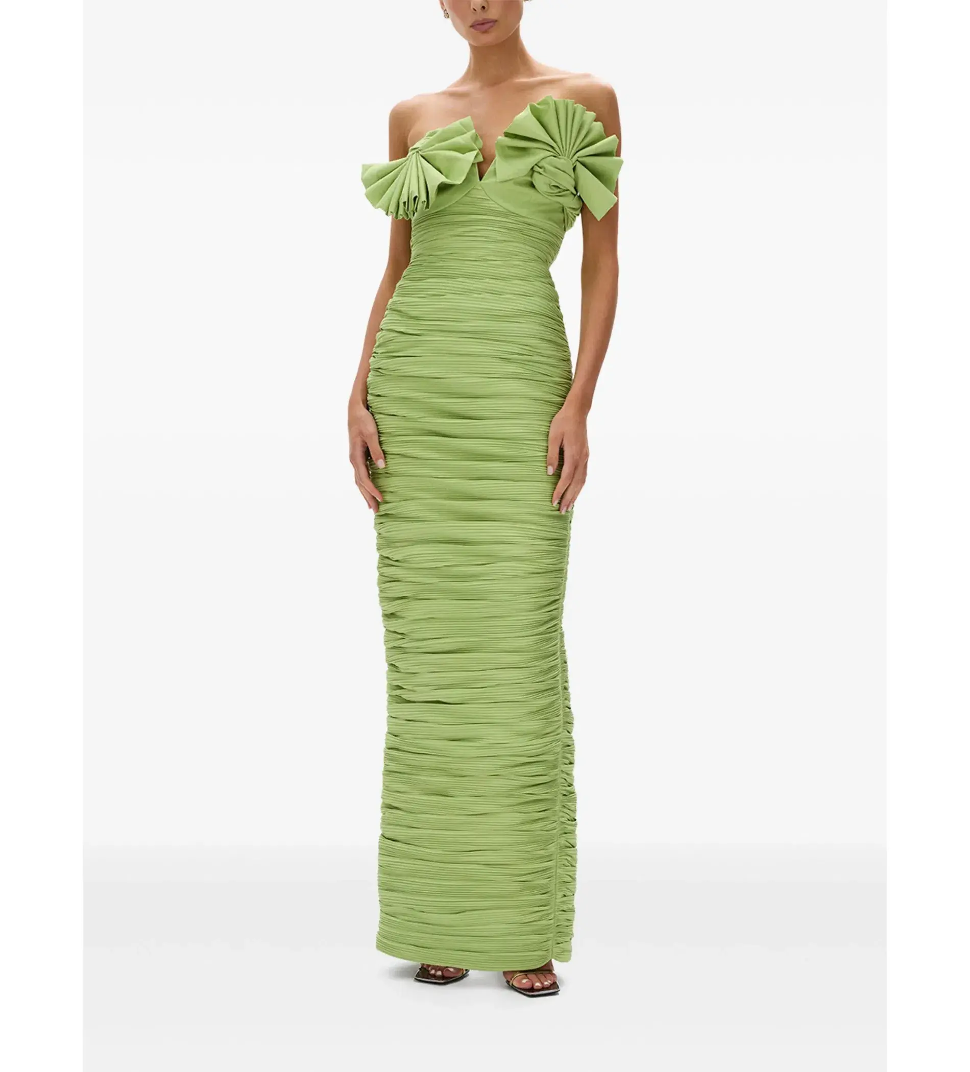 Rachel Gilbert Jensen Gown in Green Size XS / AU 6 - Image 1