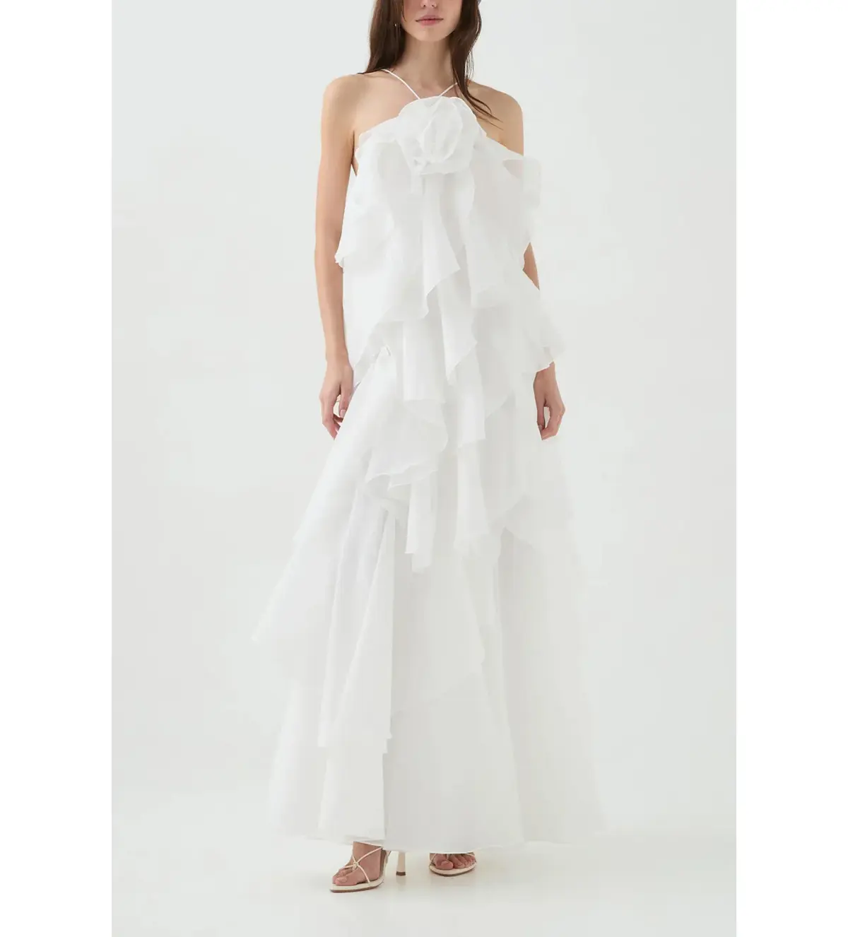 Aje Pandorea Maxi Dress in Ivory Size XXL / AU 16 - Image 1