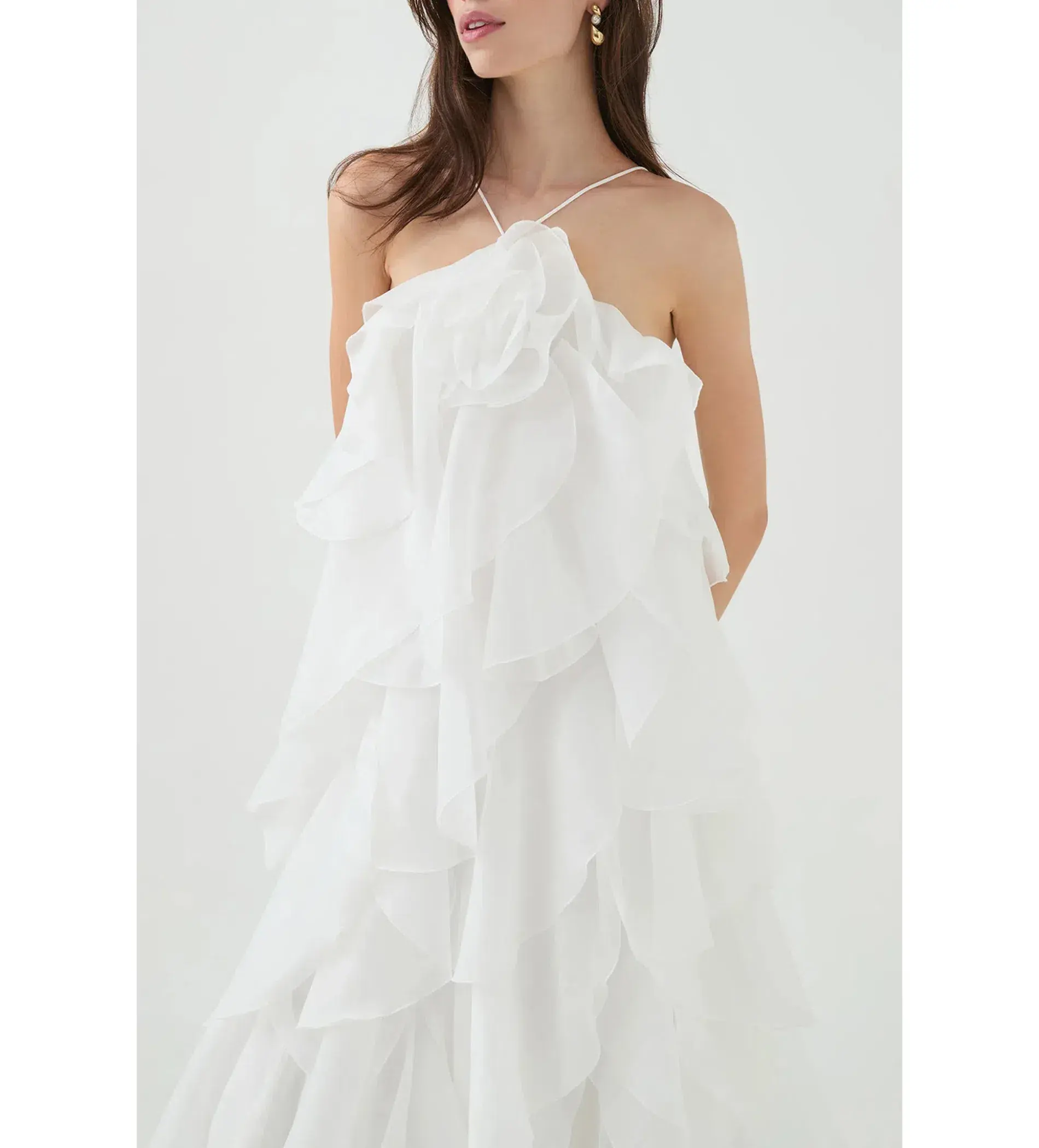 Aje Pandorea Maxi Dress in Ivory Size XXL / AU 16 - Image 4