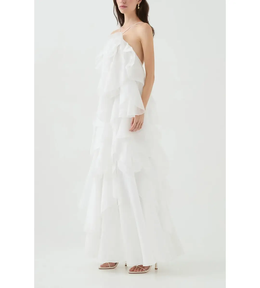 Aje Pandorea Maxi Dress in Ivory Size XXL / AU 16 for rent on The Volte - main image