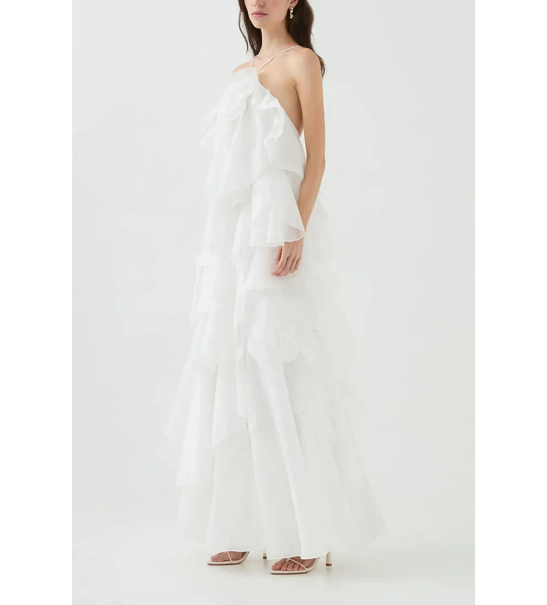 Aje Pandorea Maxi Dress in Ivory Size XXL / AU 16 - Image 2