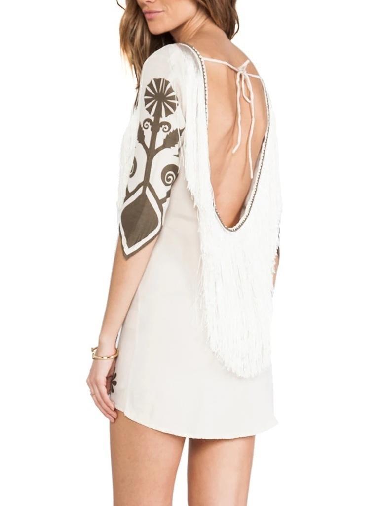 Spell Designs Wild Horses Fringe Dress Size 8 - Image 3