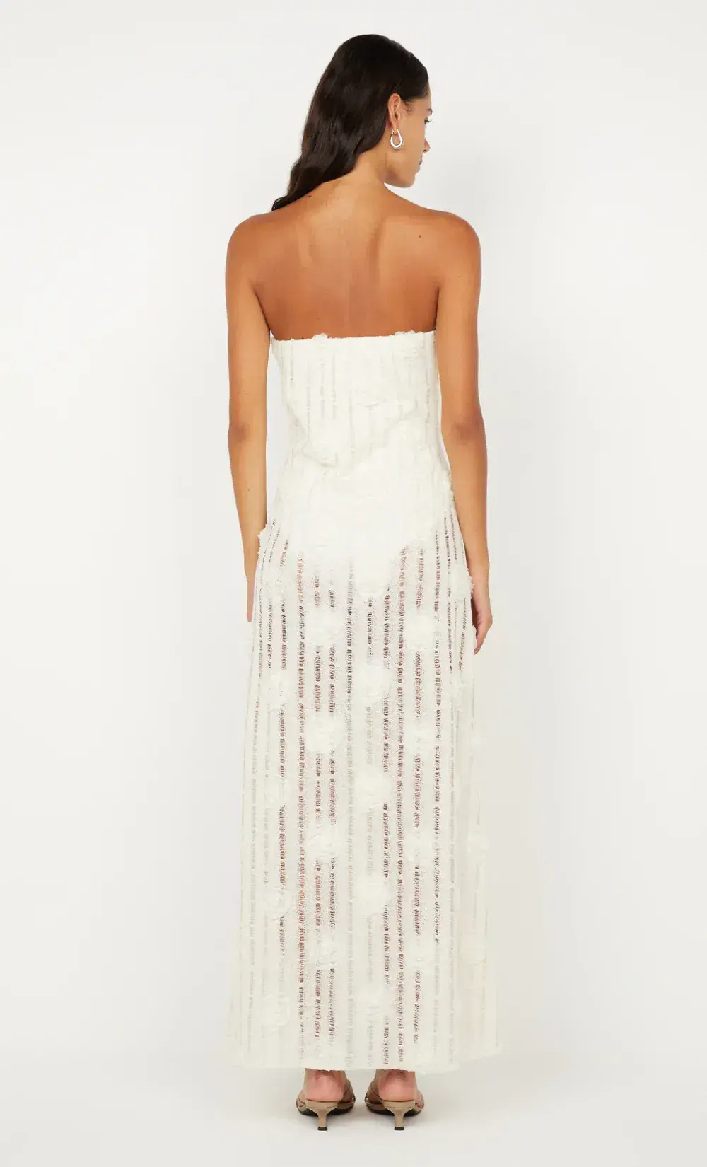 Bec and Bridge Amelie Strapless Dress in Ivory Size 6 - Image 3