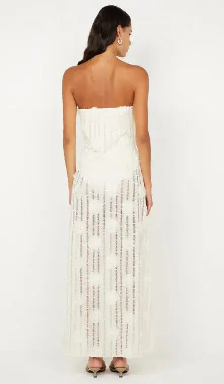 Bec and Bridge Amelie Strapless Dress in Ivory Size 10 - Image 3