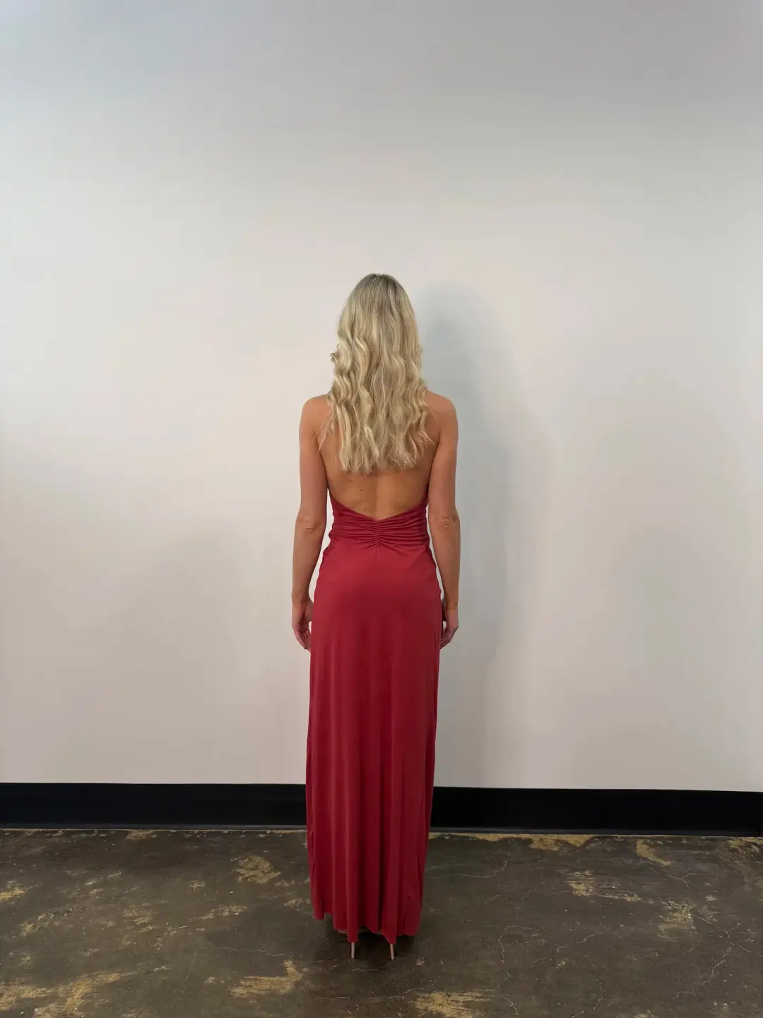 BEC & BRIDGE SUSIE PLUNGE MAXI / RED / SIZE 8 for rent on The Volte - main image