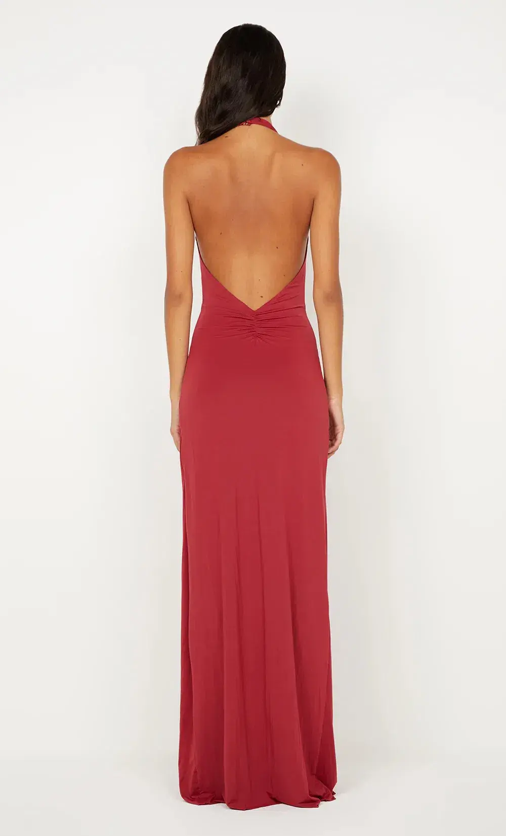 Bec & Bridge Susie Plunge Maxi Dress Red Size AU 10 - Image 2