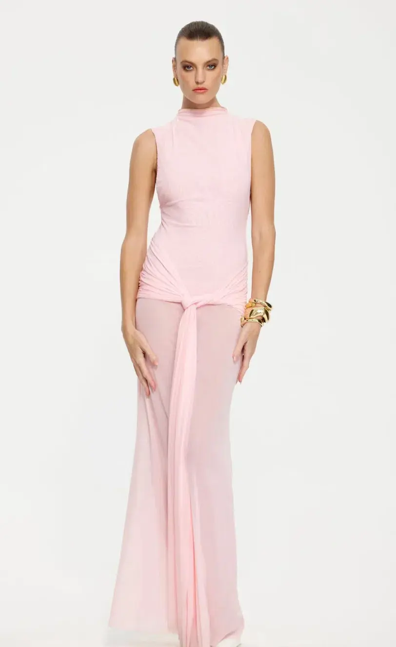 Effie Kats Roza Maxi Dress in Pink Size XS / AU 6 - Image 1