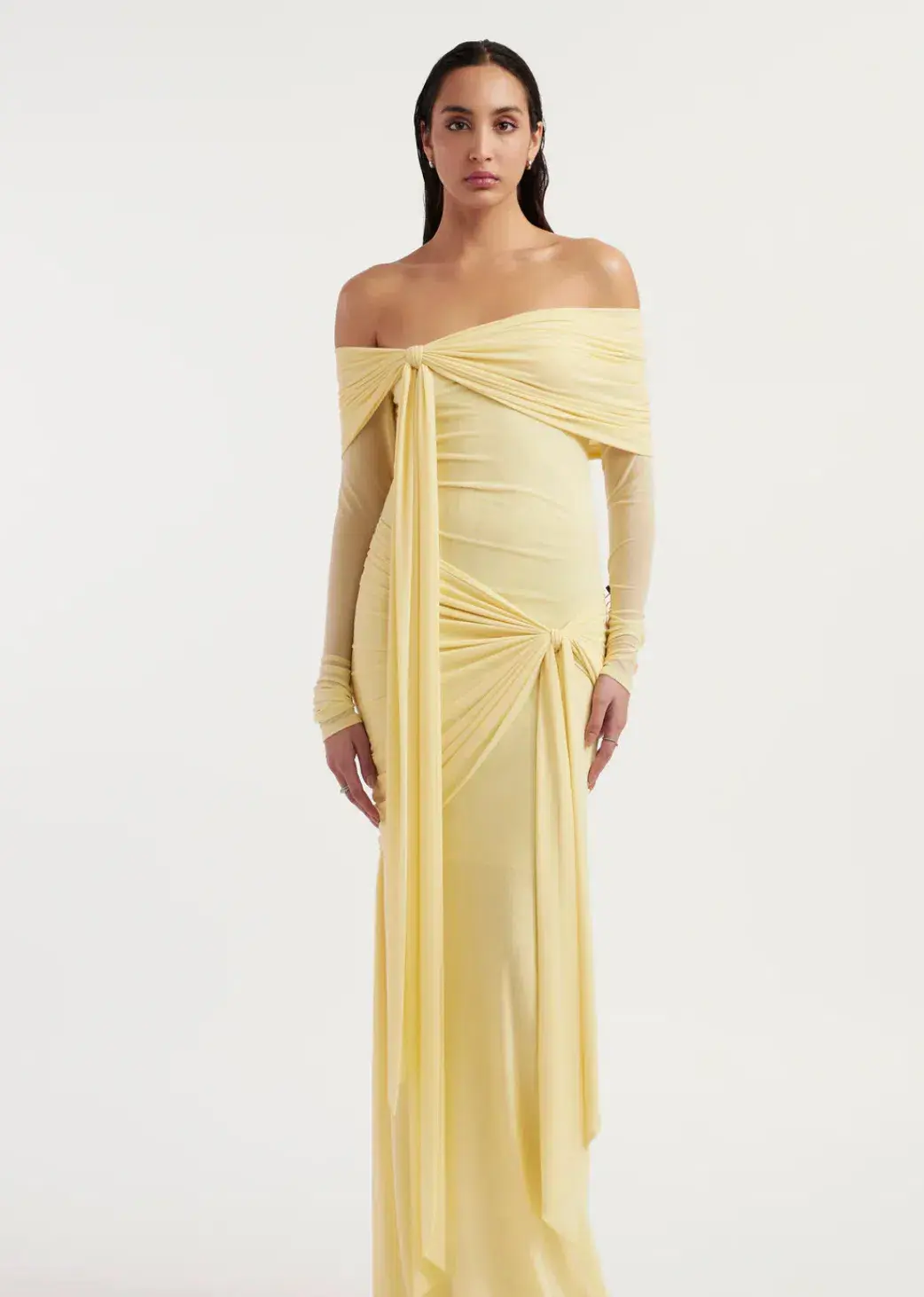 Deme by Gabriella	Heloise gown - Butter Yellow	S/8	Yellow - Image 1