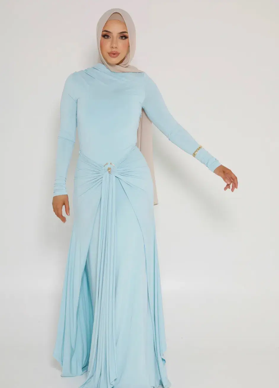 Alaia Muse	Yasmin	XS/6	Blue - Image 2