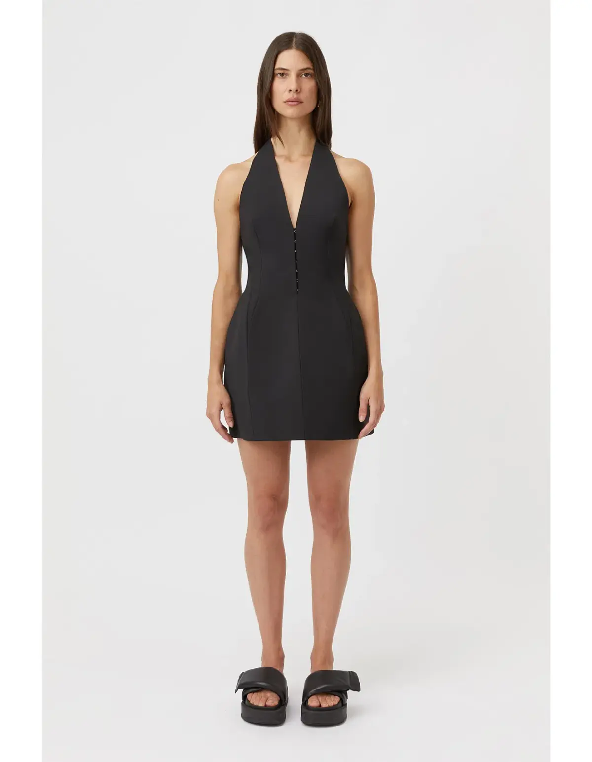 Camilla and Marc Petra Mini Dress in Black Size AU 12 - Image 1