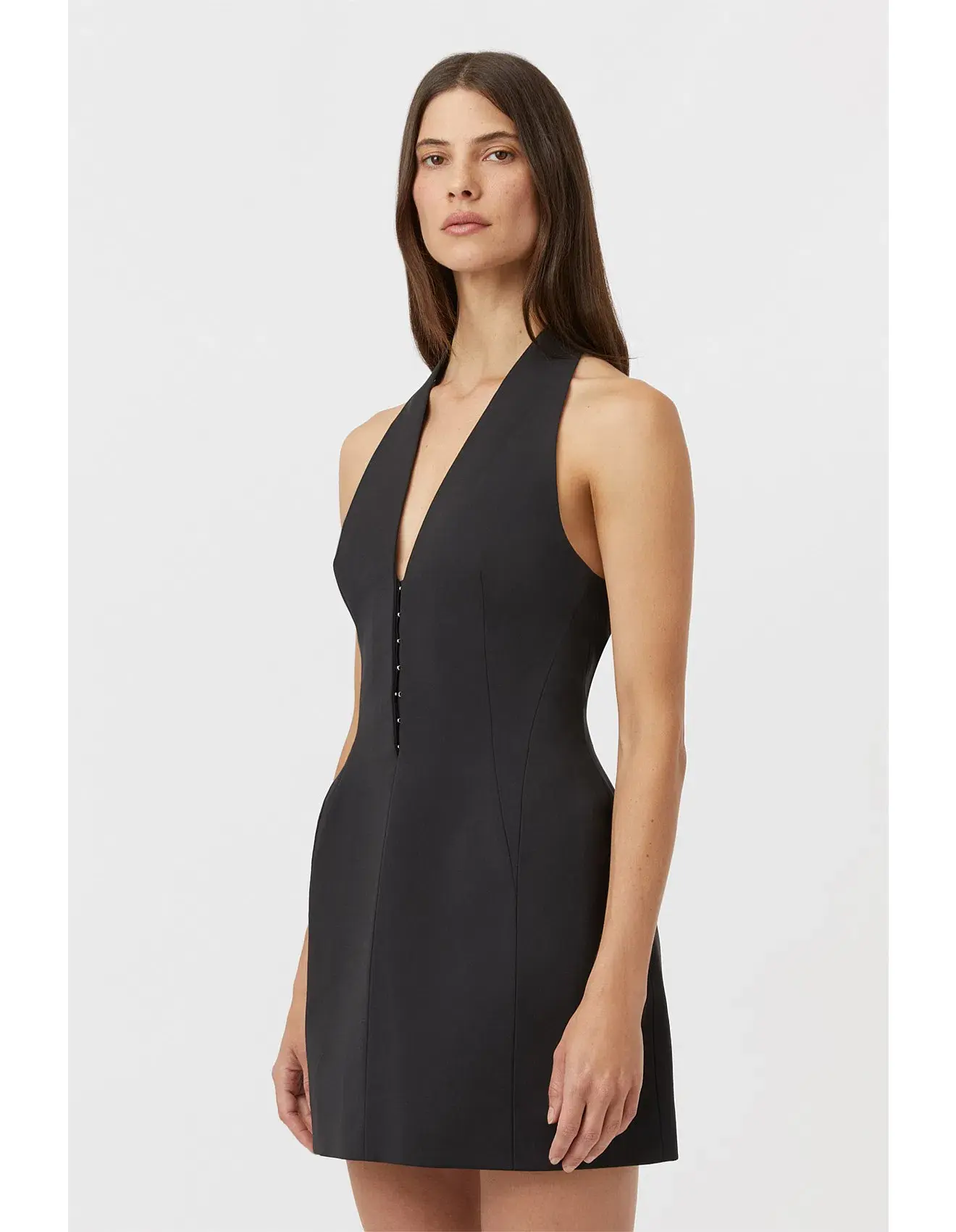 Camilla and Marc Petra Mini Dress in Black Size AU 12 - Image 2