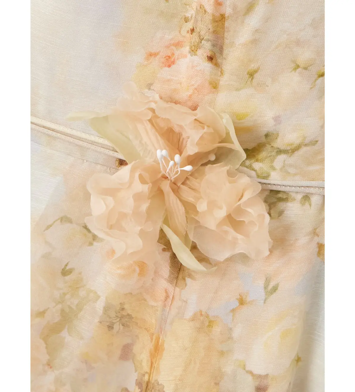 Zimmermann Memento Picnic Midi Dress in Rose Arbor Size 2 / AU 12 - Image 3