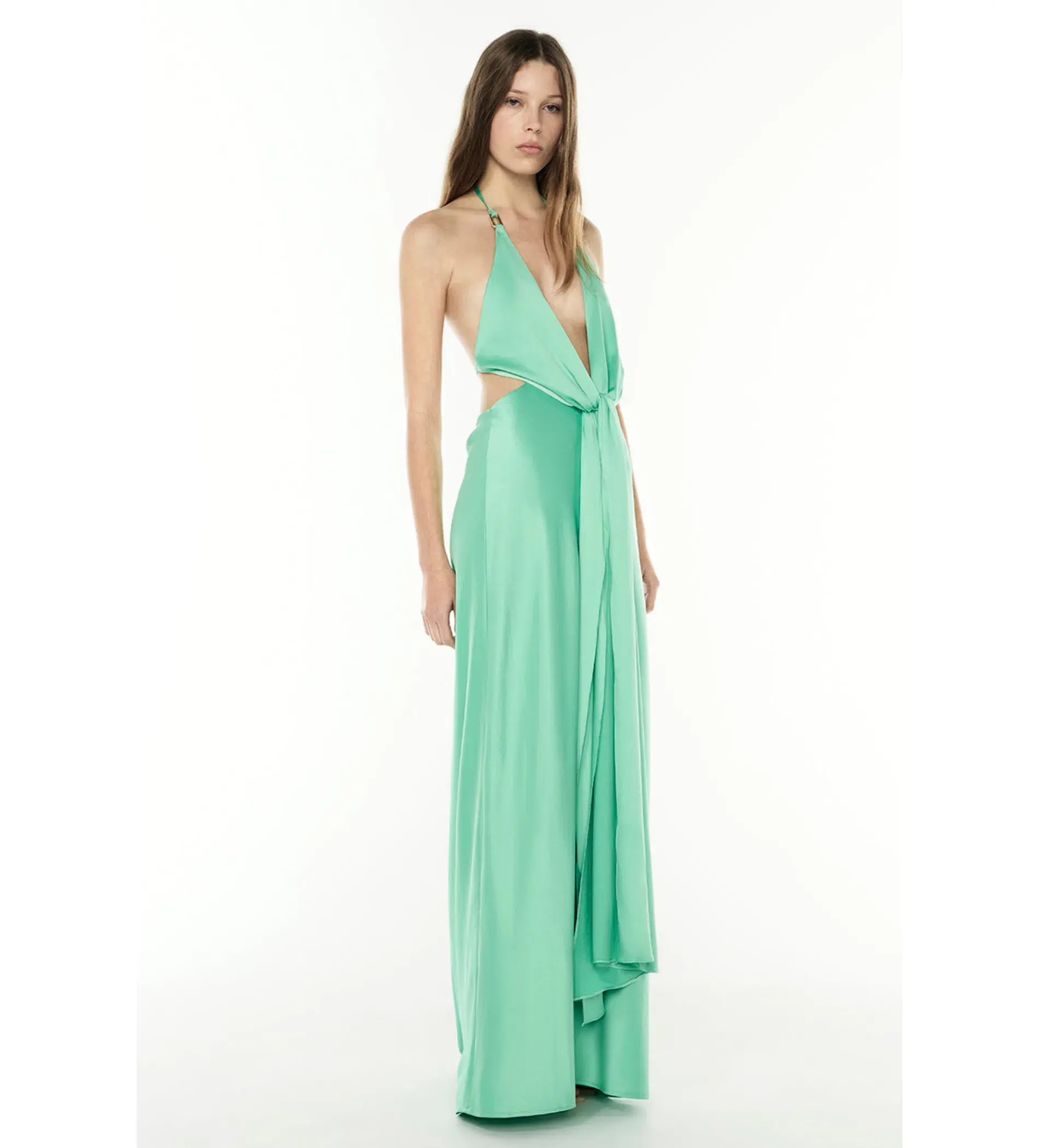 Manning Cartell Evening Trance Slip Dress Green Size L / AU 12 - Image 2